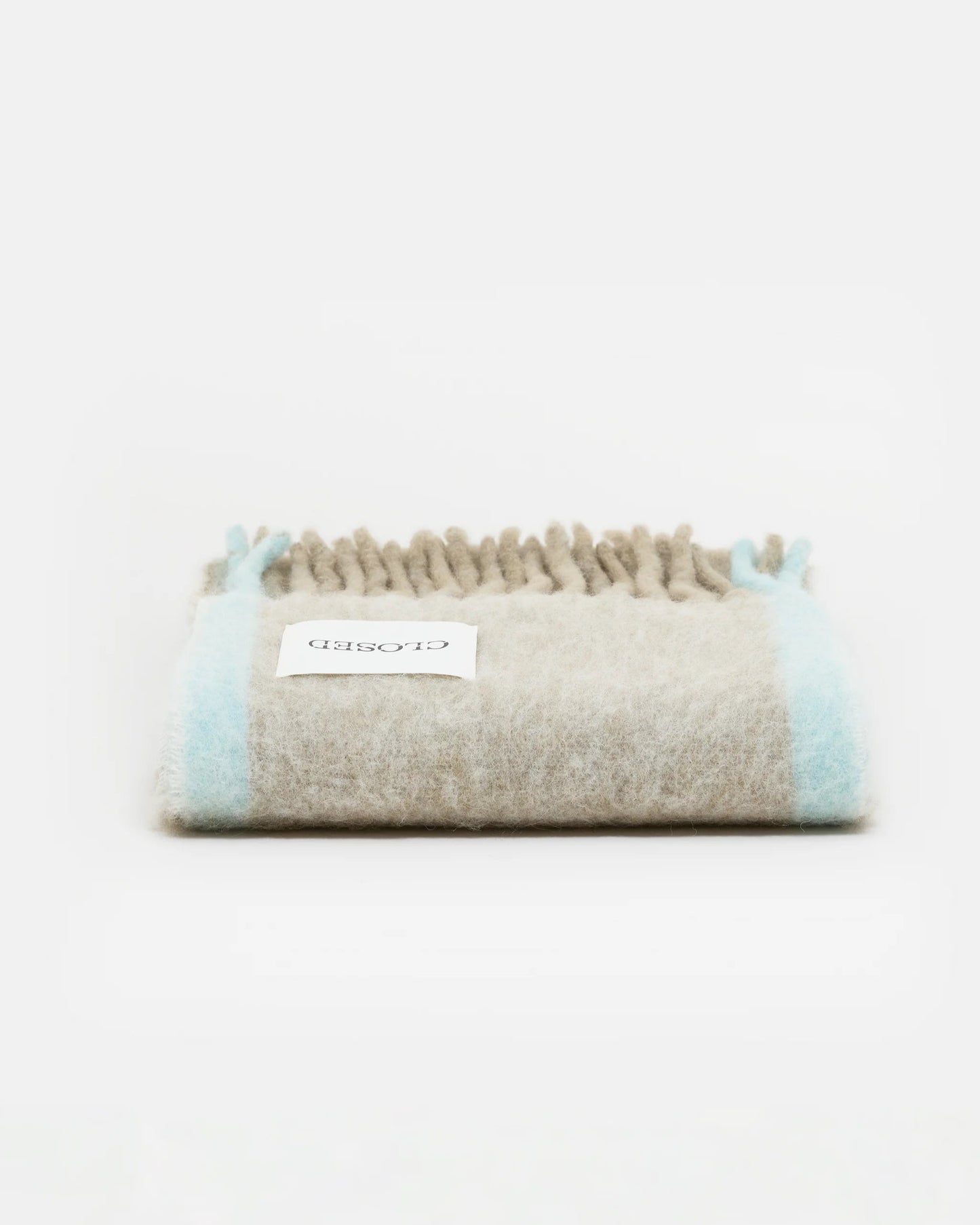 Closed Scarf Woman Galaxy Blue