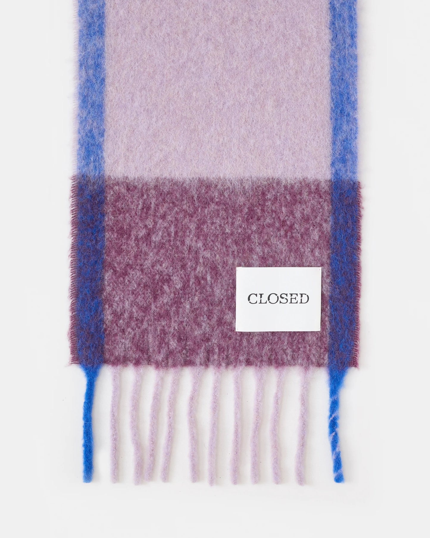 Closed Scarf Woman Nordic Blue