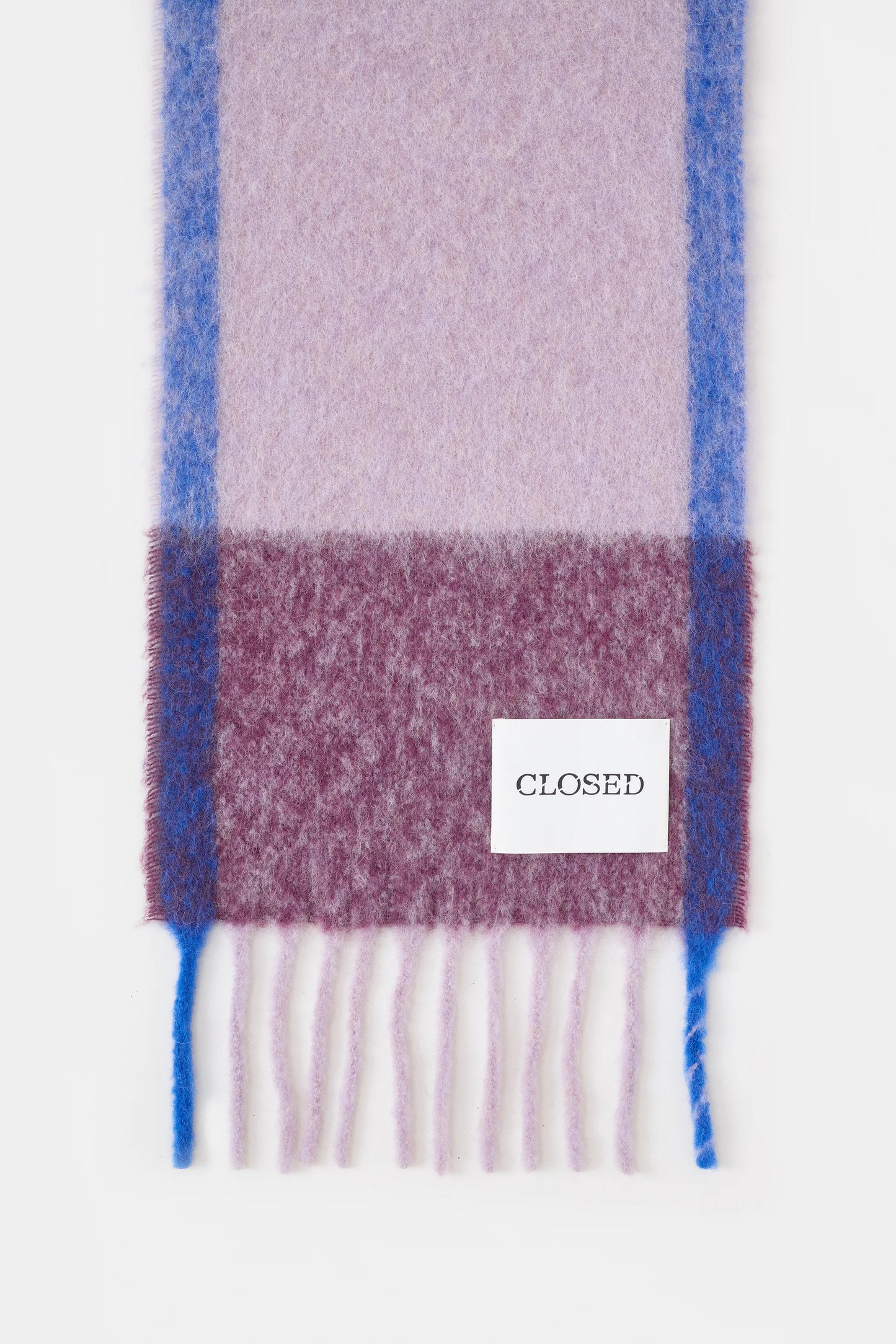 Closed Scarf Woman Nordic Blue