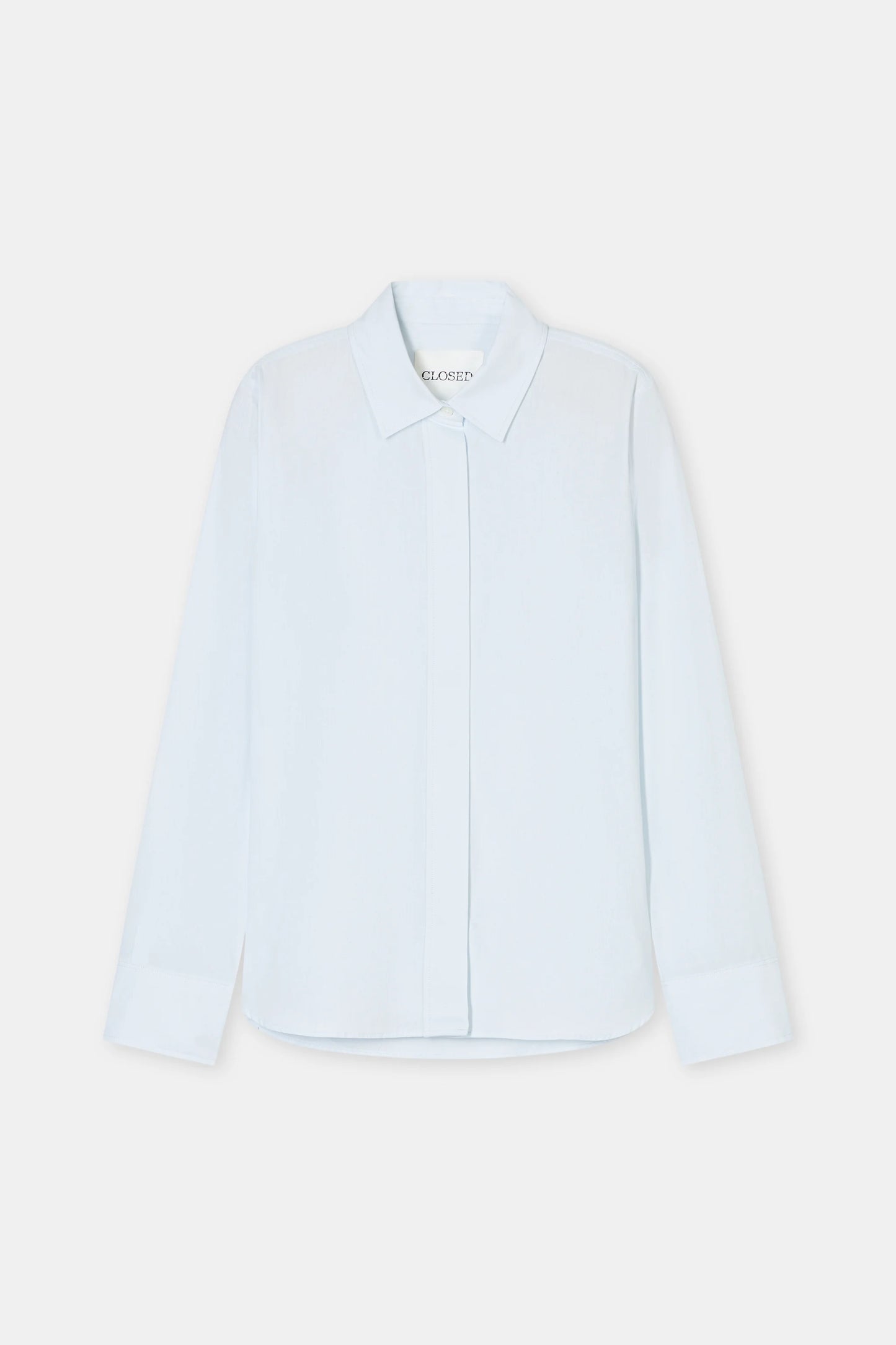 Closed Shirt Woman Classic Eclipse Blue