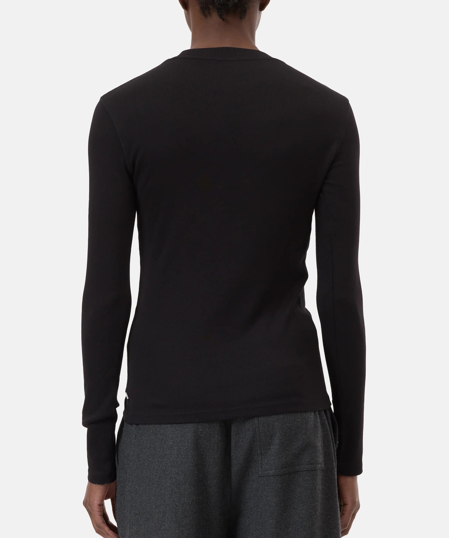 Closed T-shirt Woman Crew Neck Long Sleeve Black
