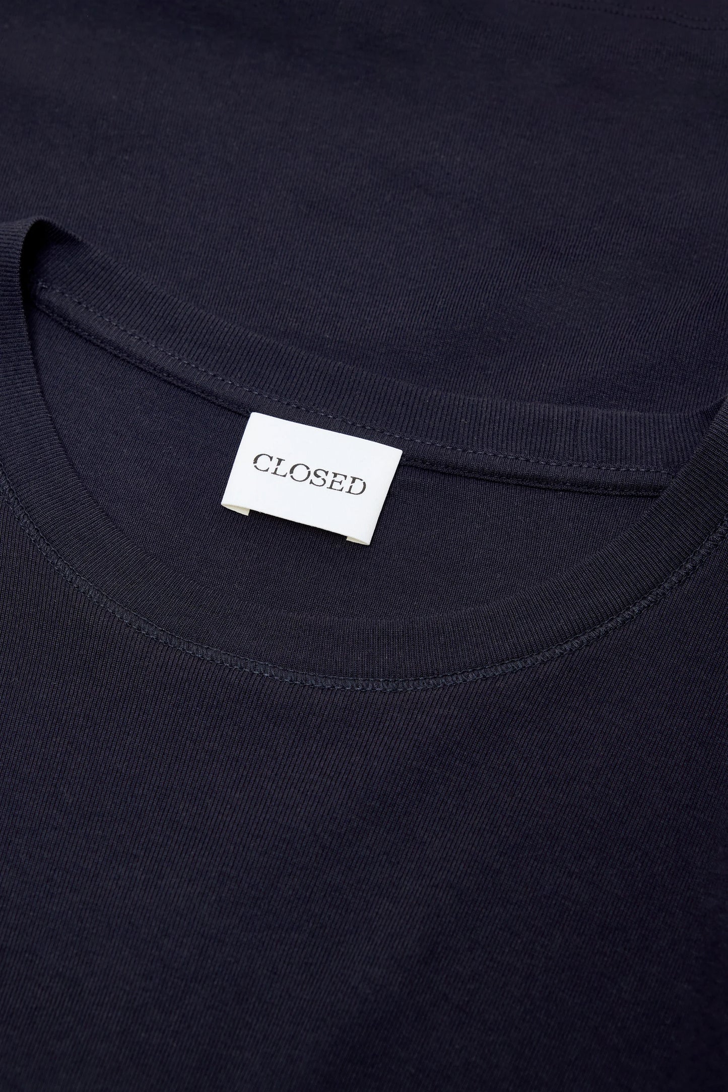 Closed T-shirt Woman Crew Neck Long Sleeve Dark Night