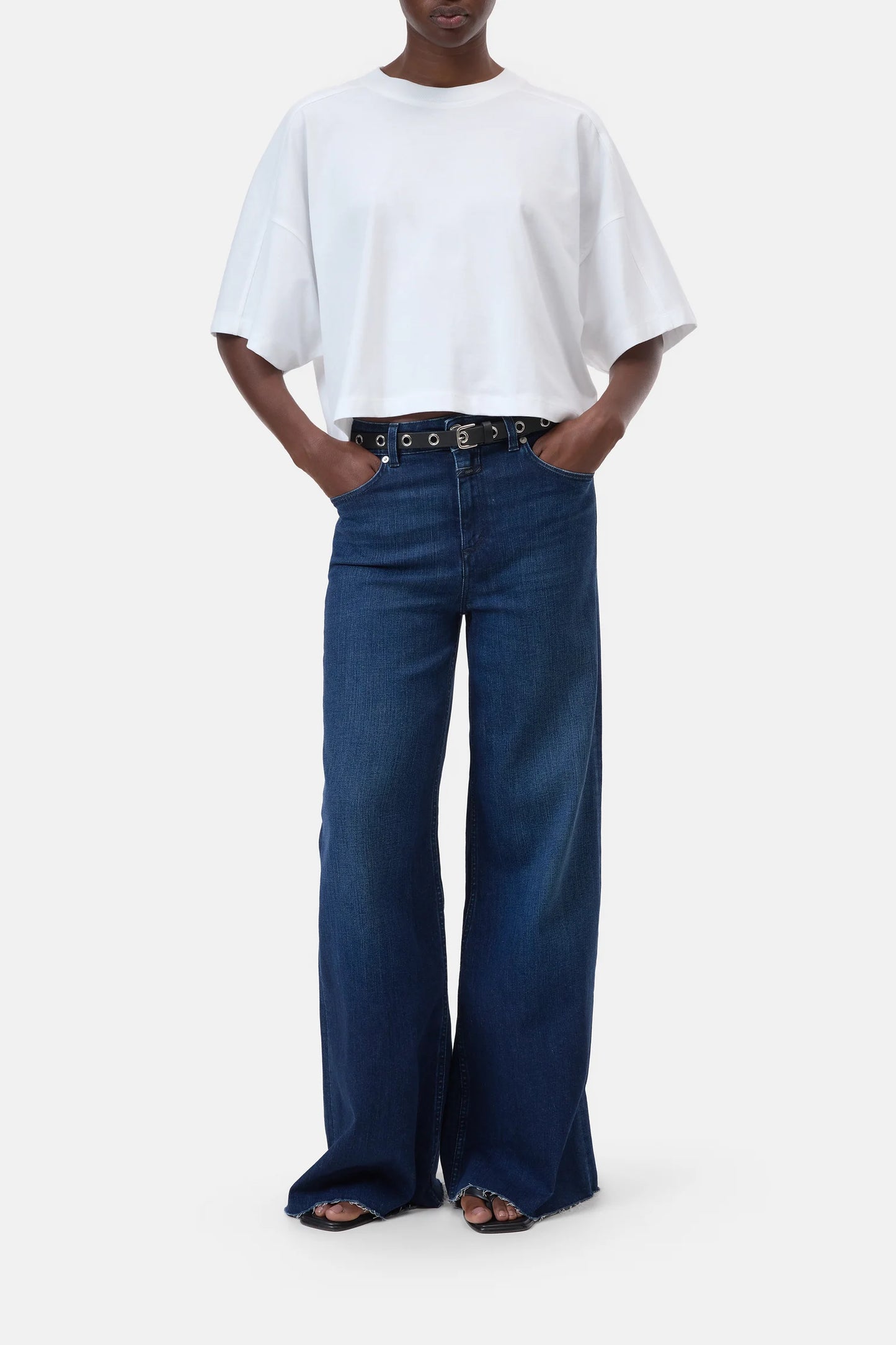 Closed T-shirt Woman Cropped White