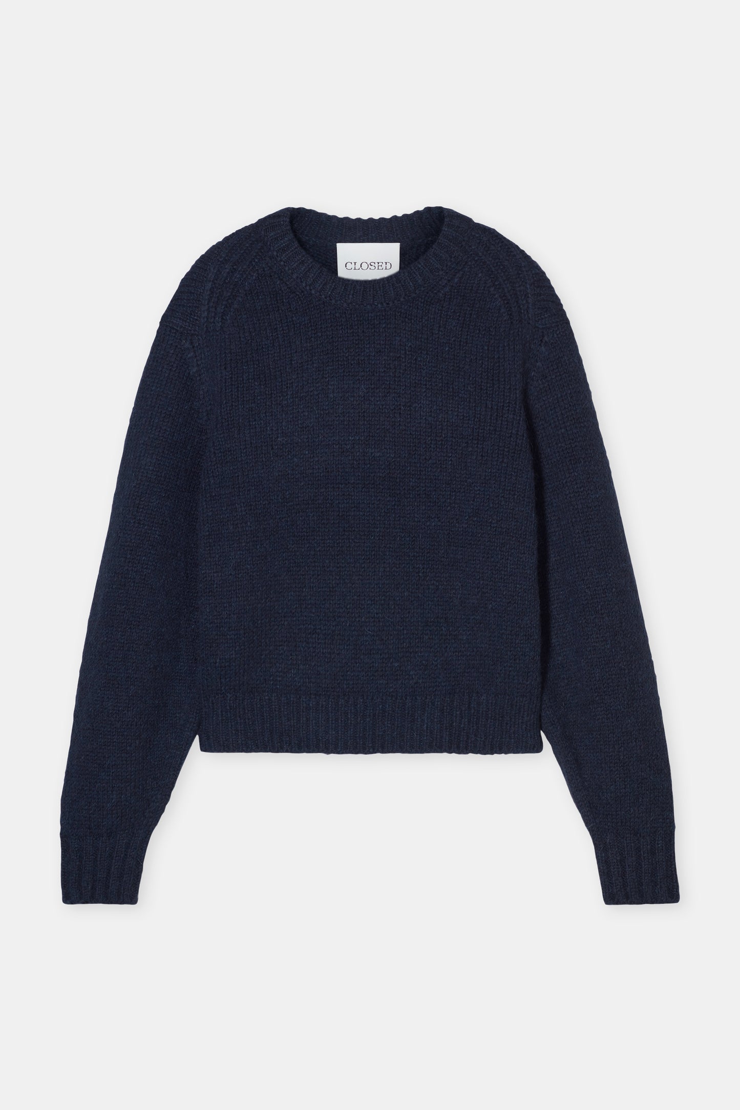 Closed Sweater Woman Crew Neck Long Sleeve II Dark Night
