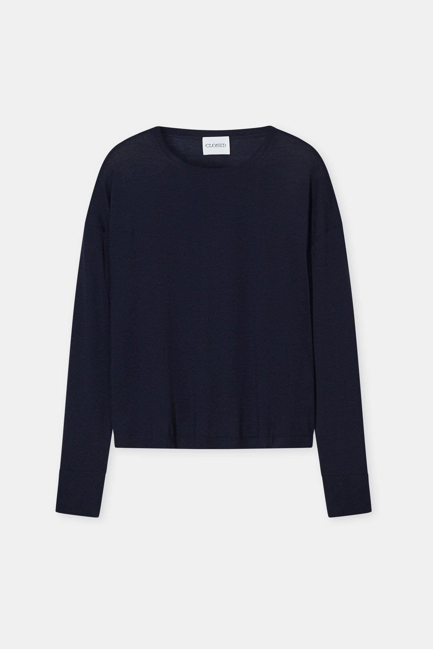 Closed Sweater Woman Crew Neck Long Sleeve F16 Dark Night
