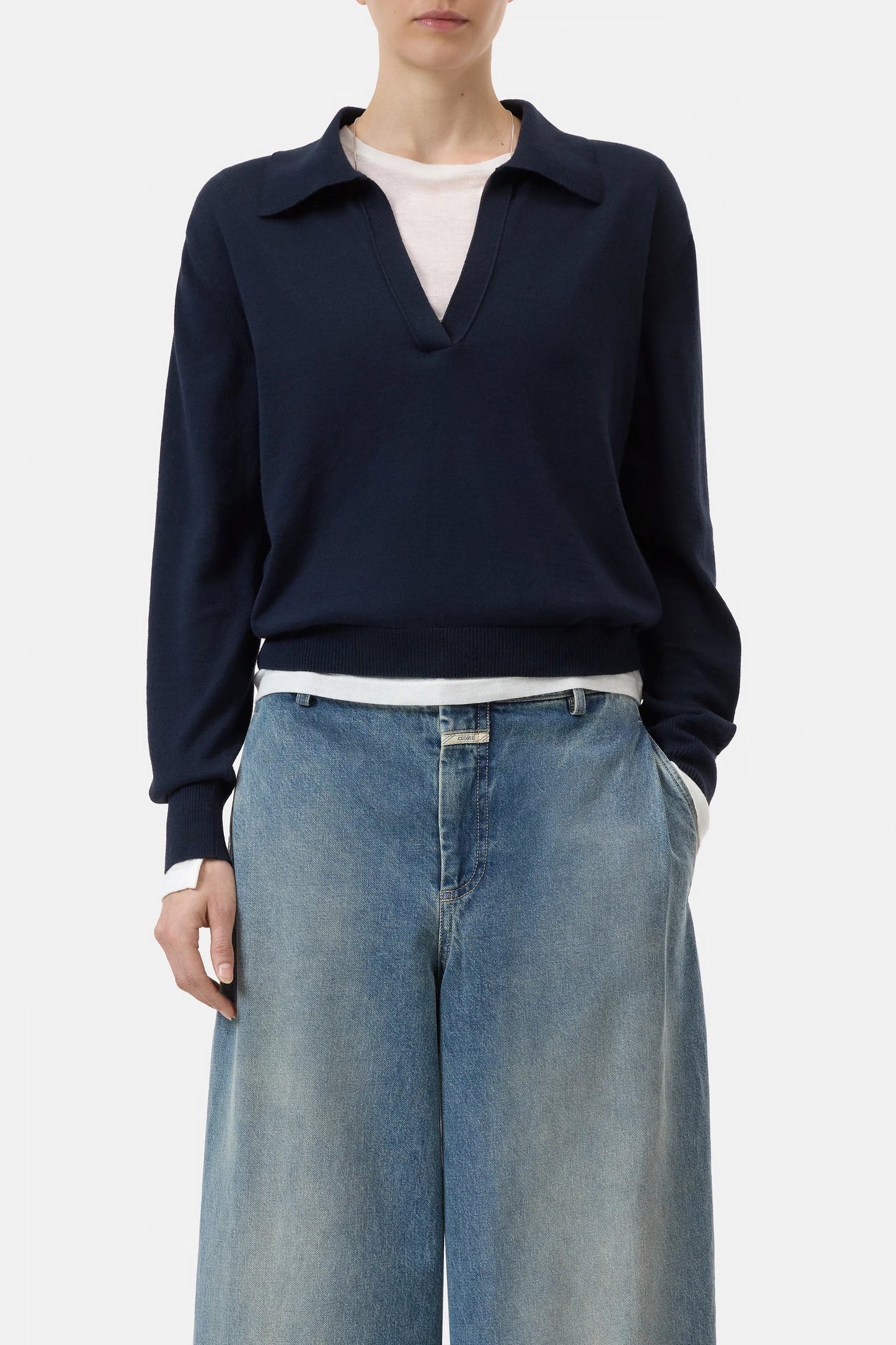 Closed Sweater Woman Polo Longsleeve