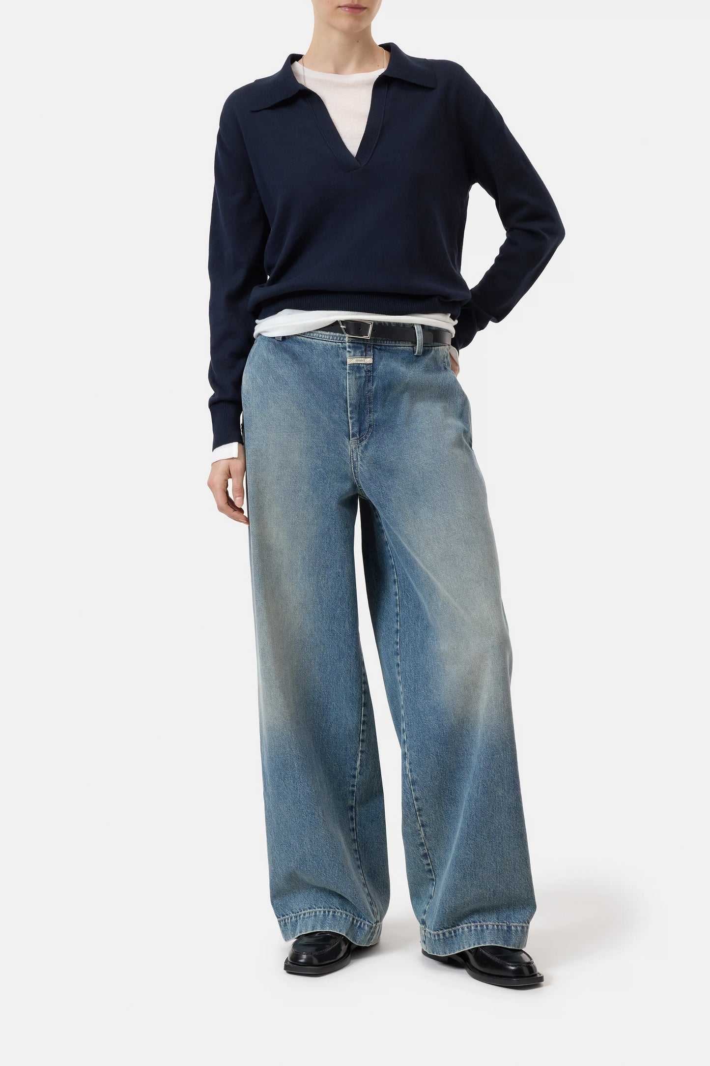 Closed Sweater Woman Polo Longsleeve