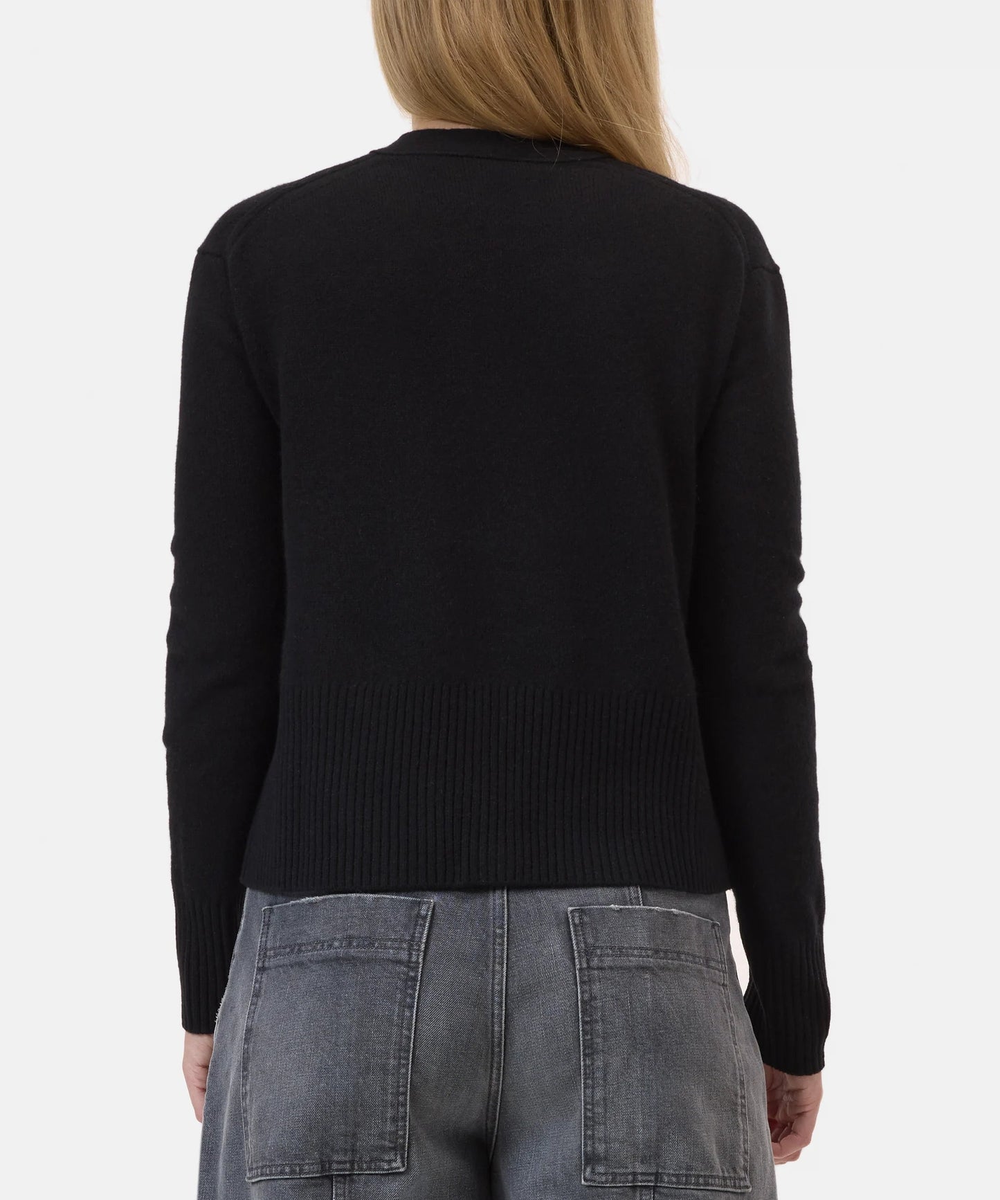 Closed Sweater Woman Cardigan V Neck Black
