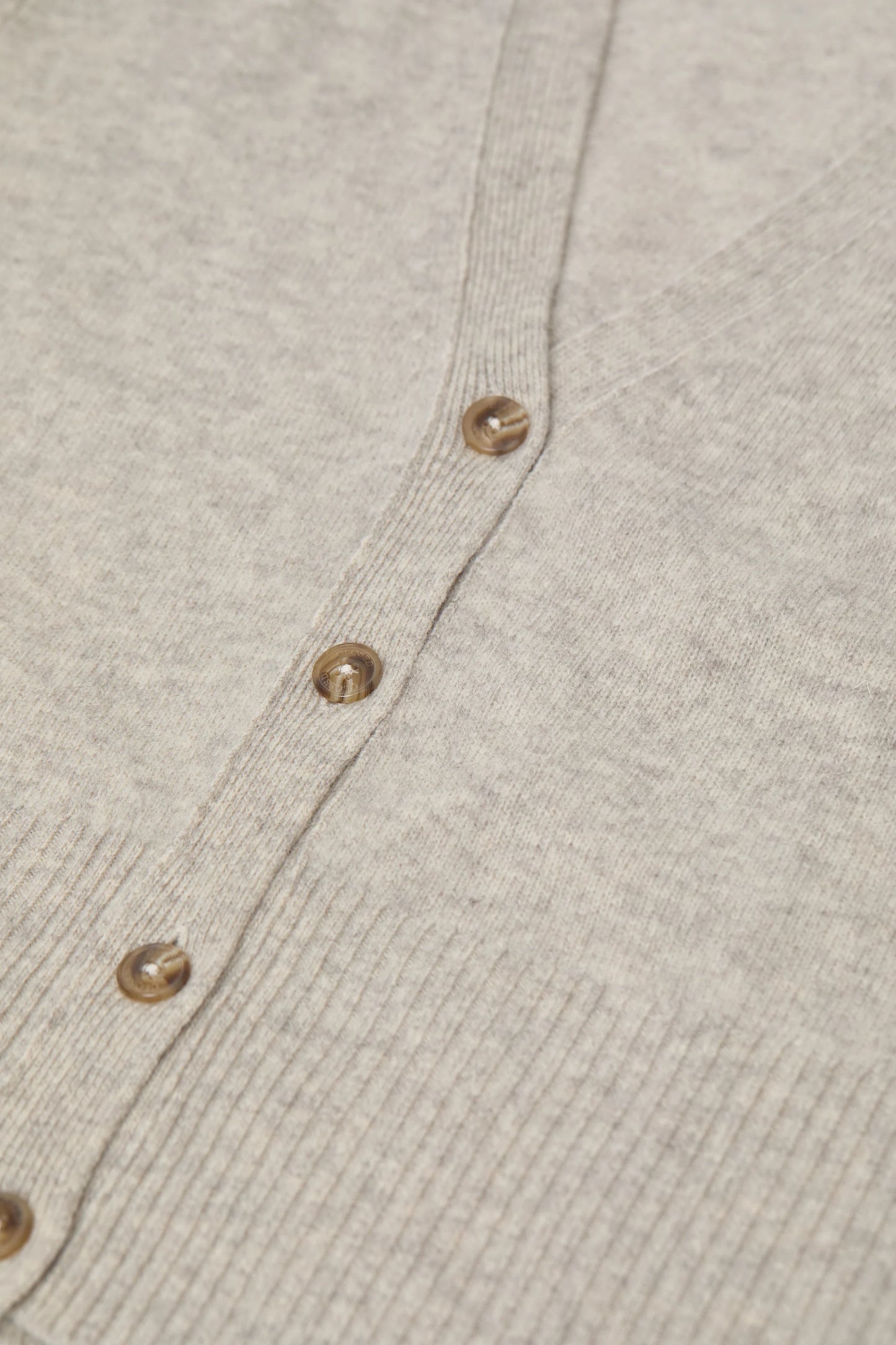 Closed Sweater Woman Cardigan V Neck Beige Melange