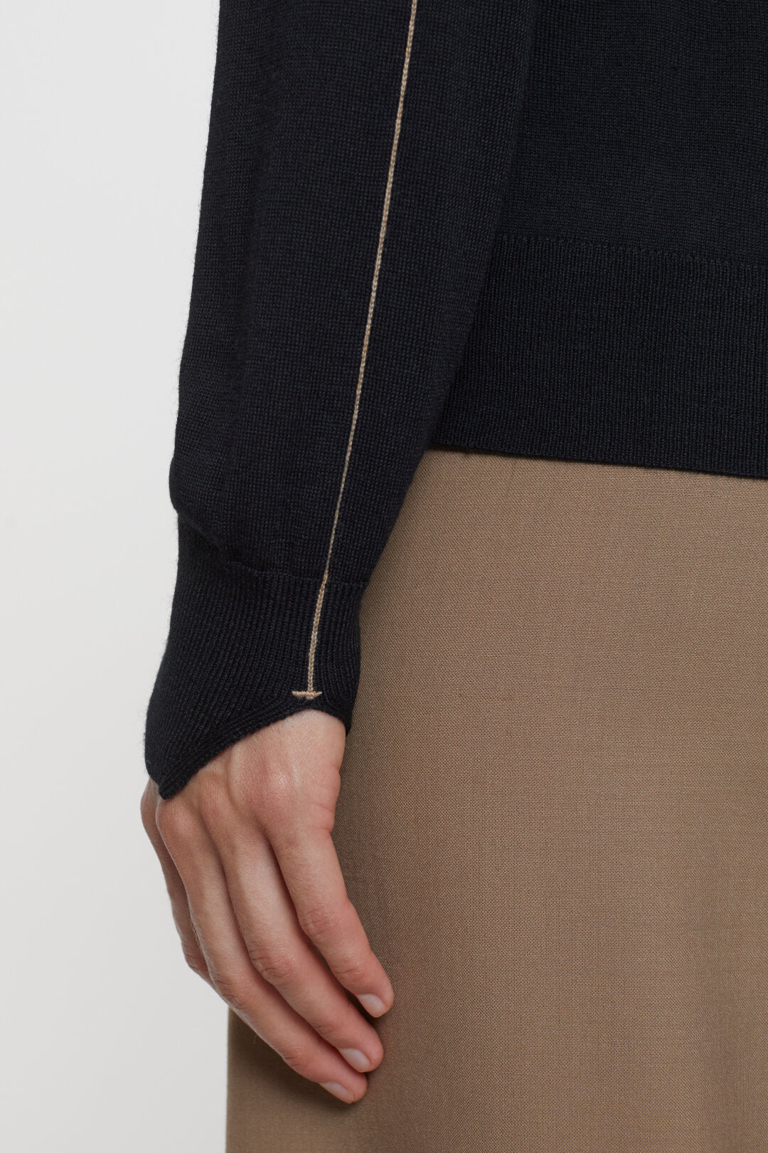 Closed Sweater Woman Crew Neck Long Sleeve Black