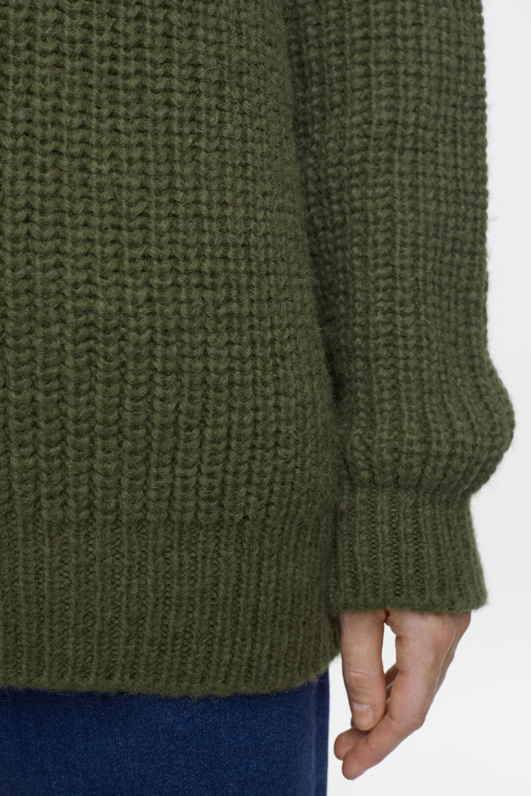 Closed Sweater Woman Chunky Roll Neck Industrial