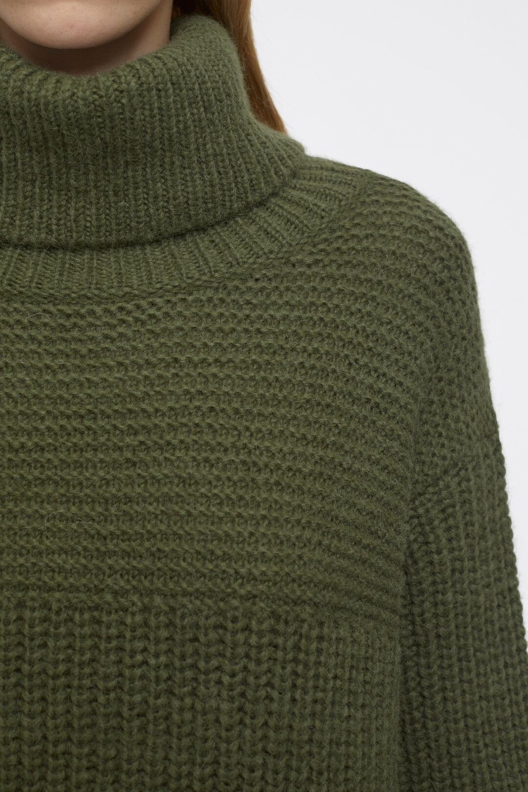 Closed Sweater Woman Chunky Roll Neck Industrial