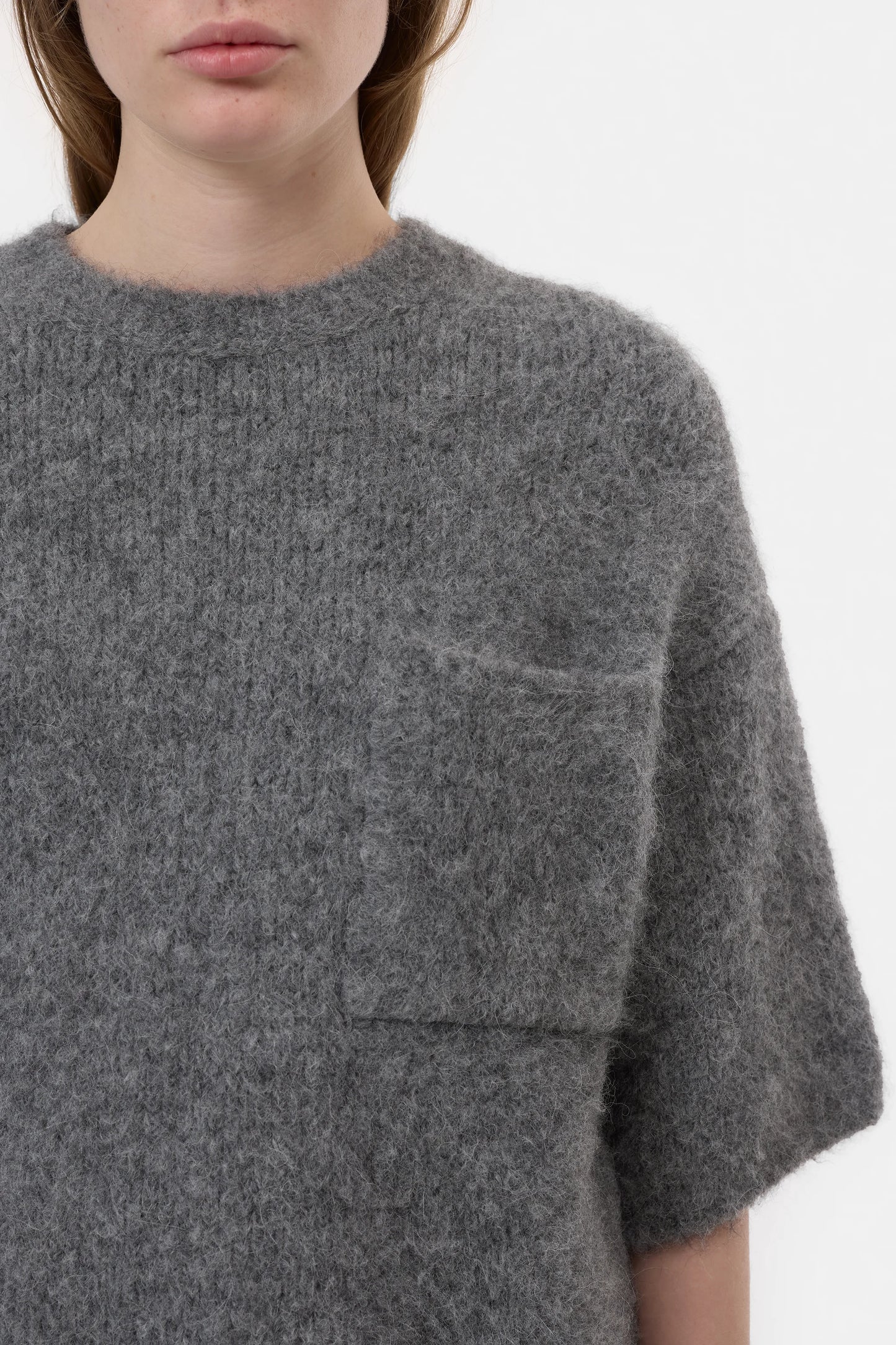 Closed Sweater Woman Crew Neck Short Sleeve
