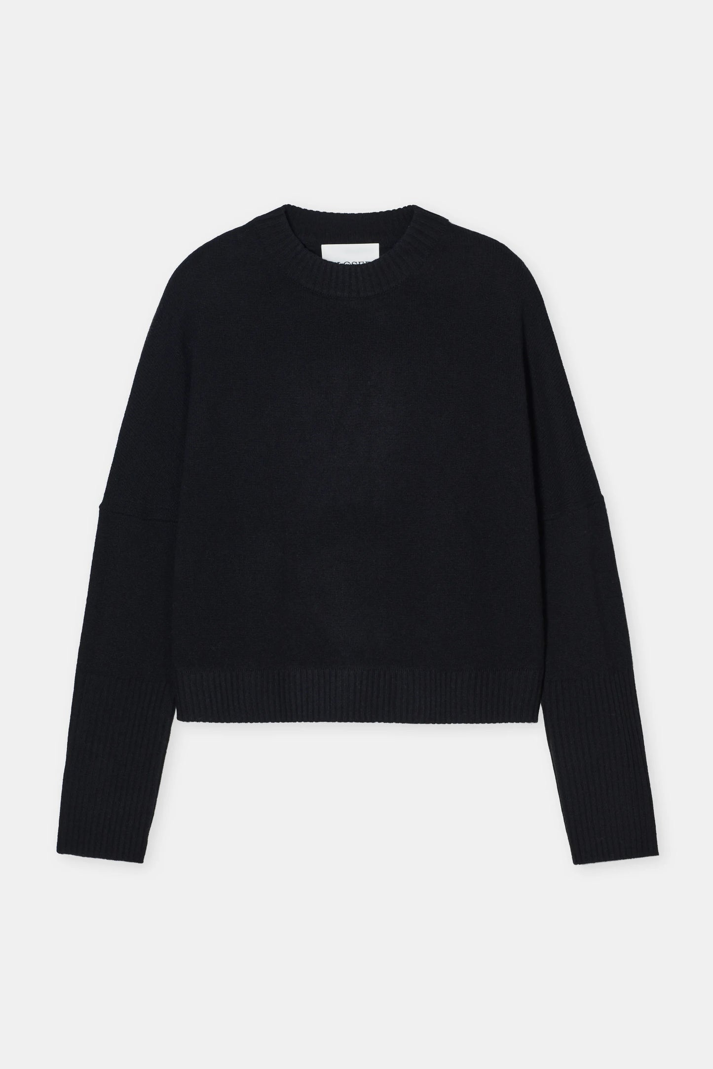 Closed Sweater Woman Crew Neck Cropped Black