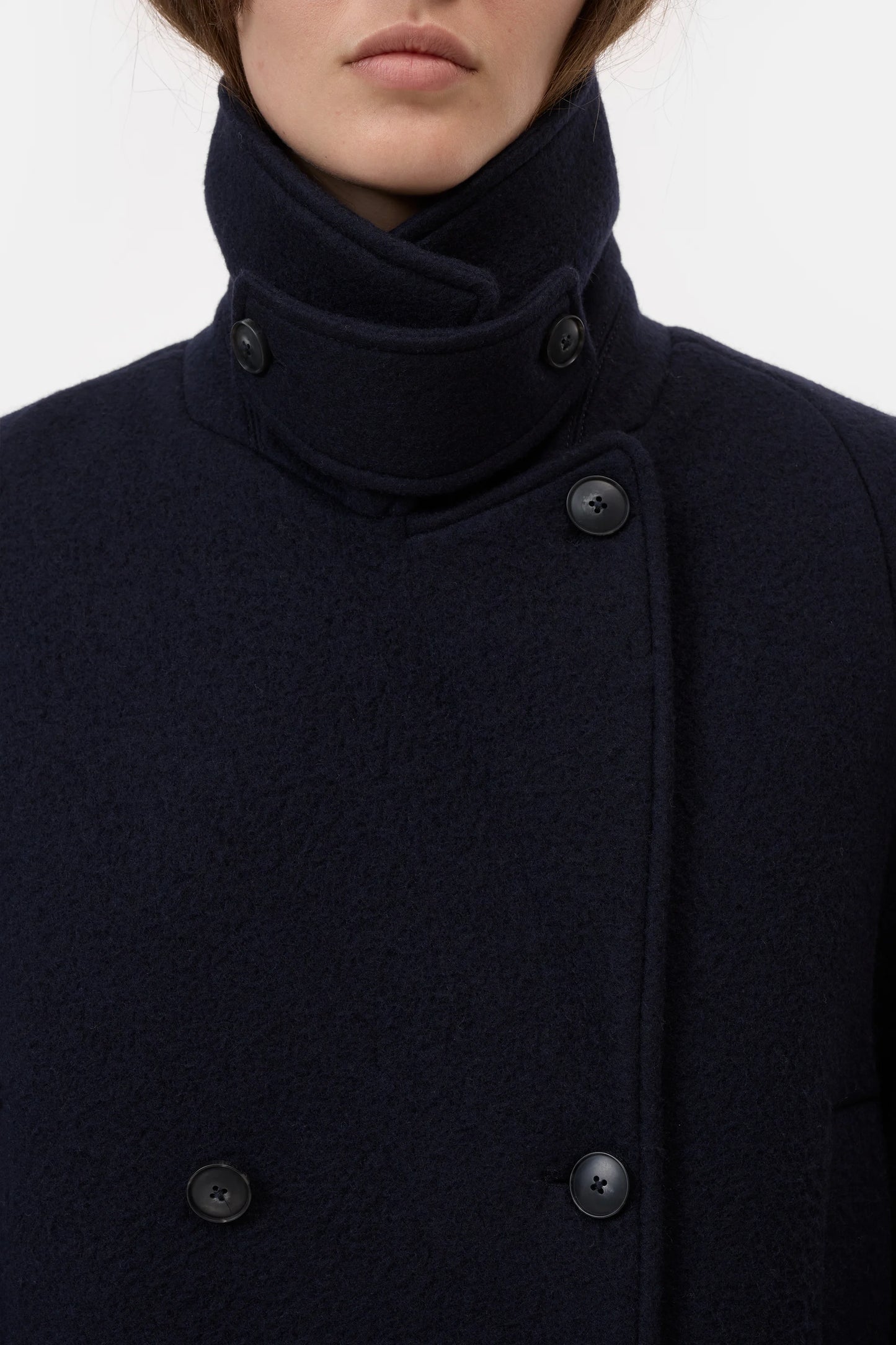 Closed Jacket Woman Caban Coat