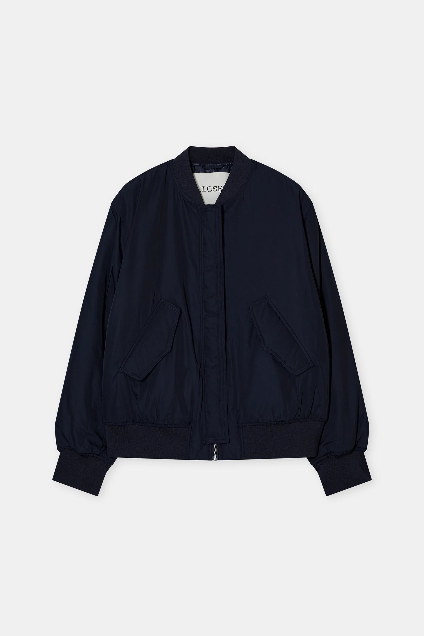 Closed Jacket Woman Blouson Dark Night