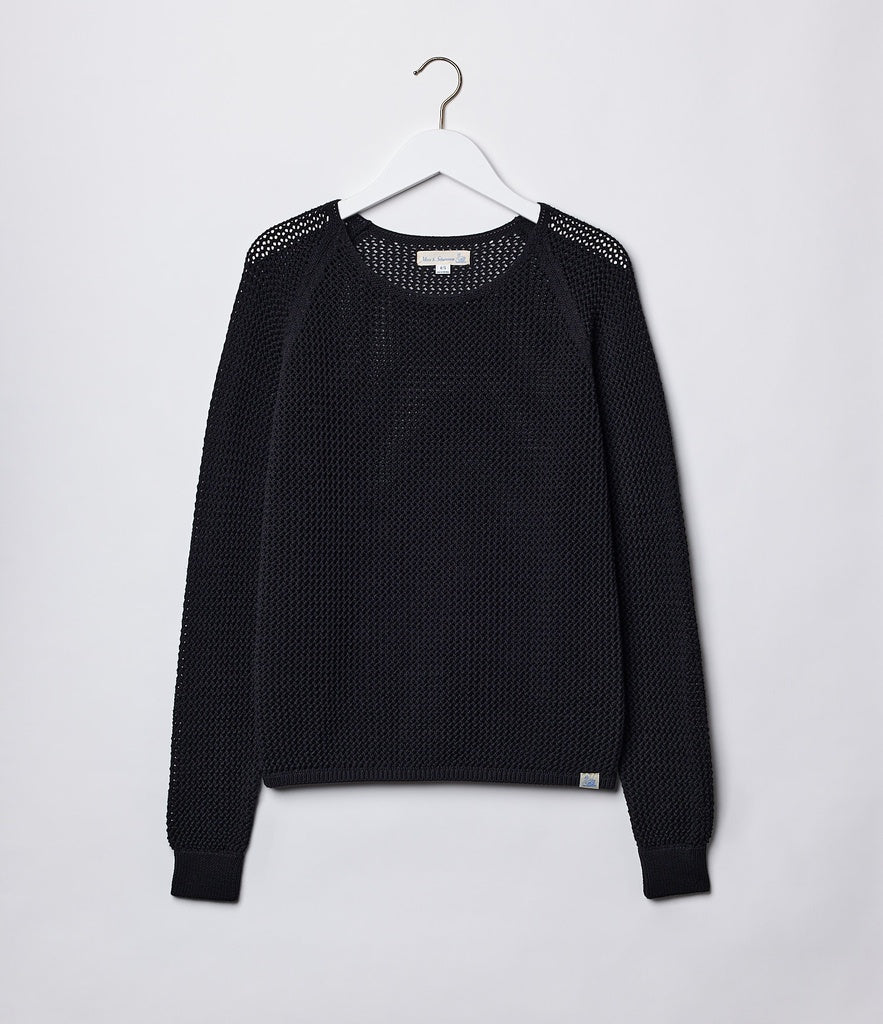 Merz b. Schawnen T-Shirt Woman Crochet Knit Pullover