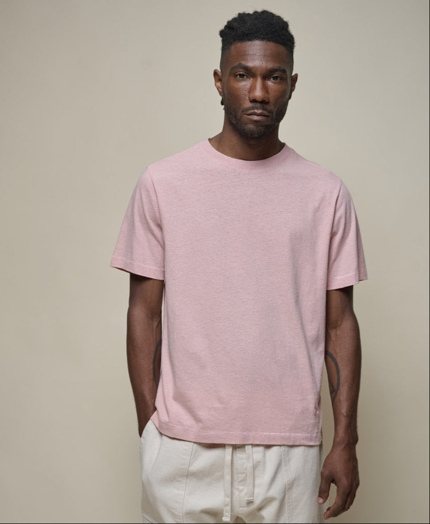 Merz b. Schawnen T-Shirt Man Cotton Faded Peach
