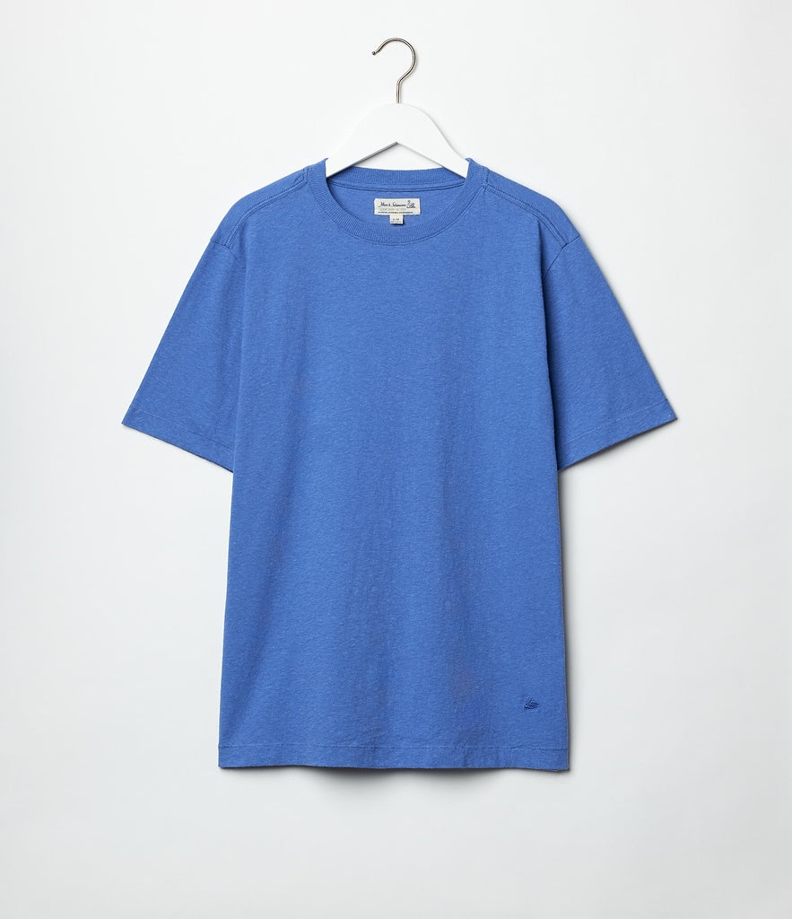Merz b. Schawnen T-Shirt Man Cotton Faded Blue