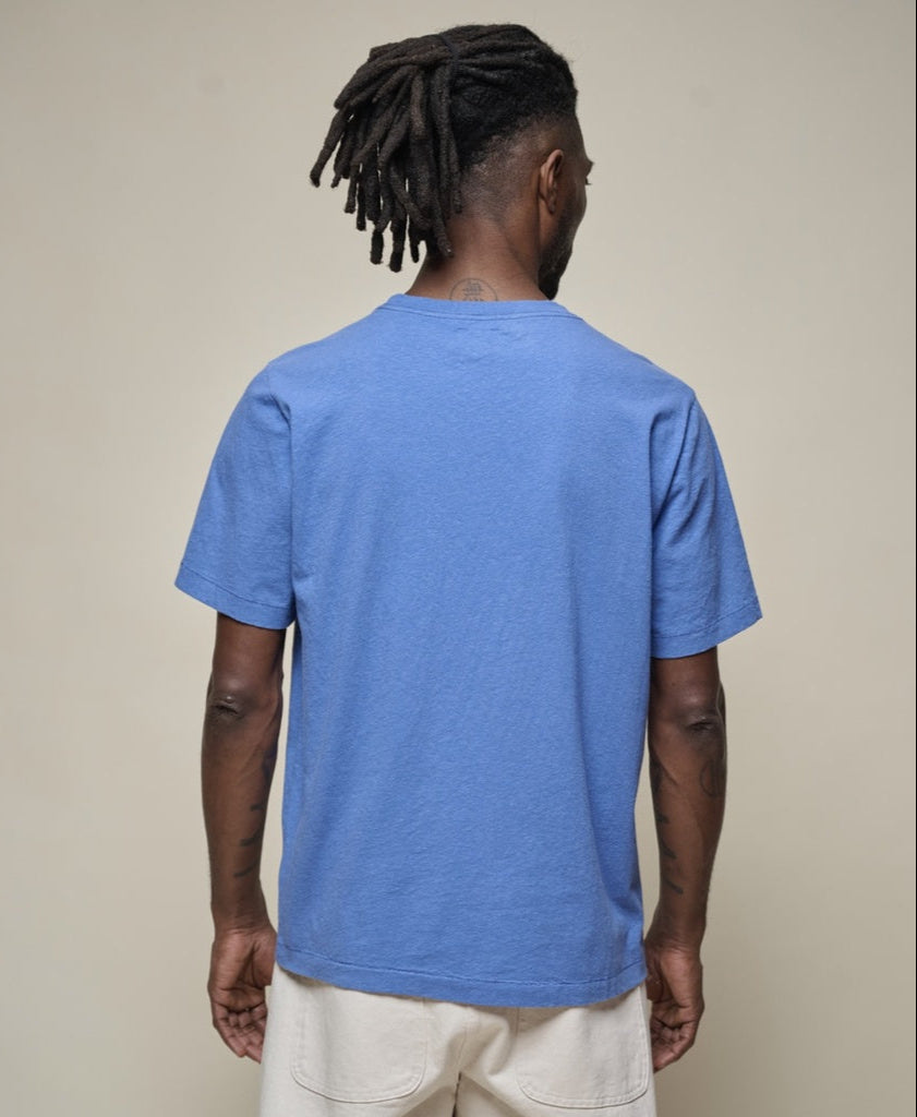 Merz b. Schawnen T-Shirt Man Cotton Faded Blue