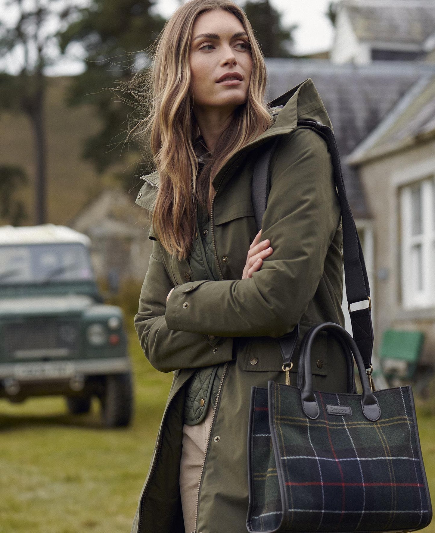 Barbour Bag Woman Barrhill Tartan Tote