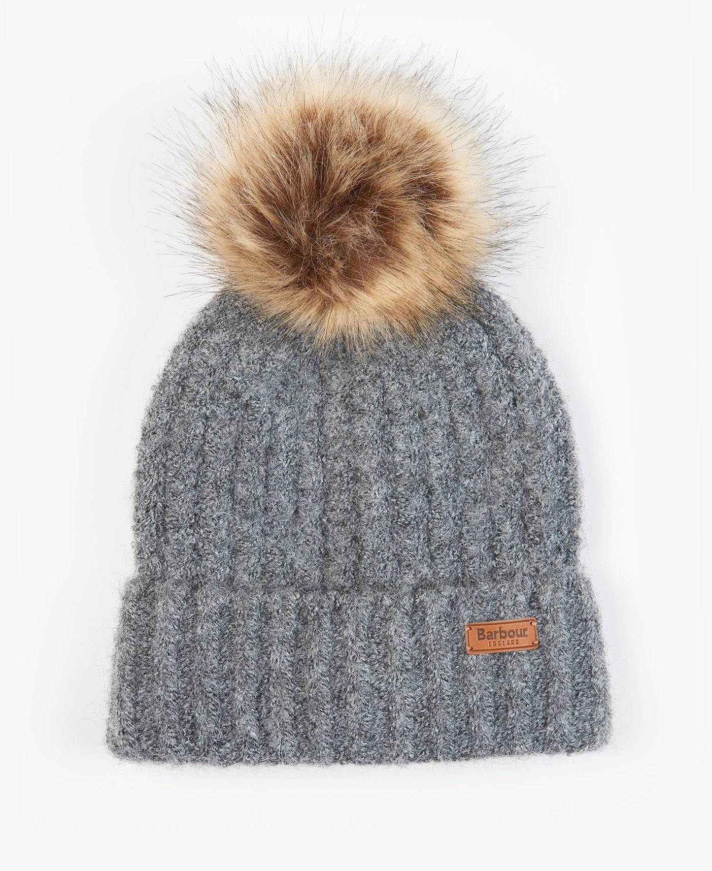 Barbour Scarf & Beanie Gift Saltburn Grey Rose