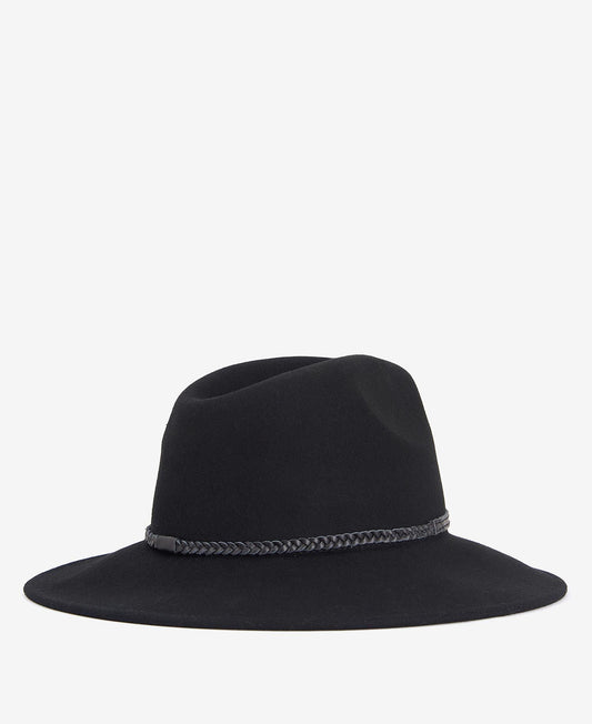 Barbour Cap Woman Tack Fedora Black