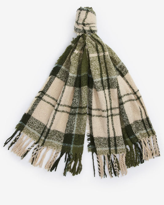Barbour Scarf Tartan Boucle Ancient Loden