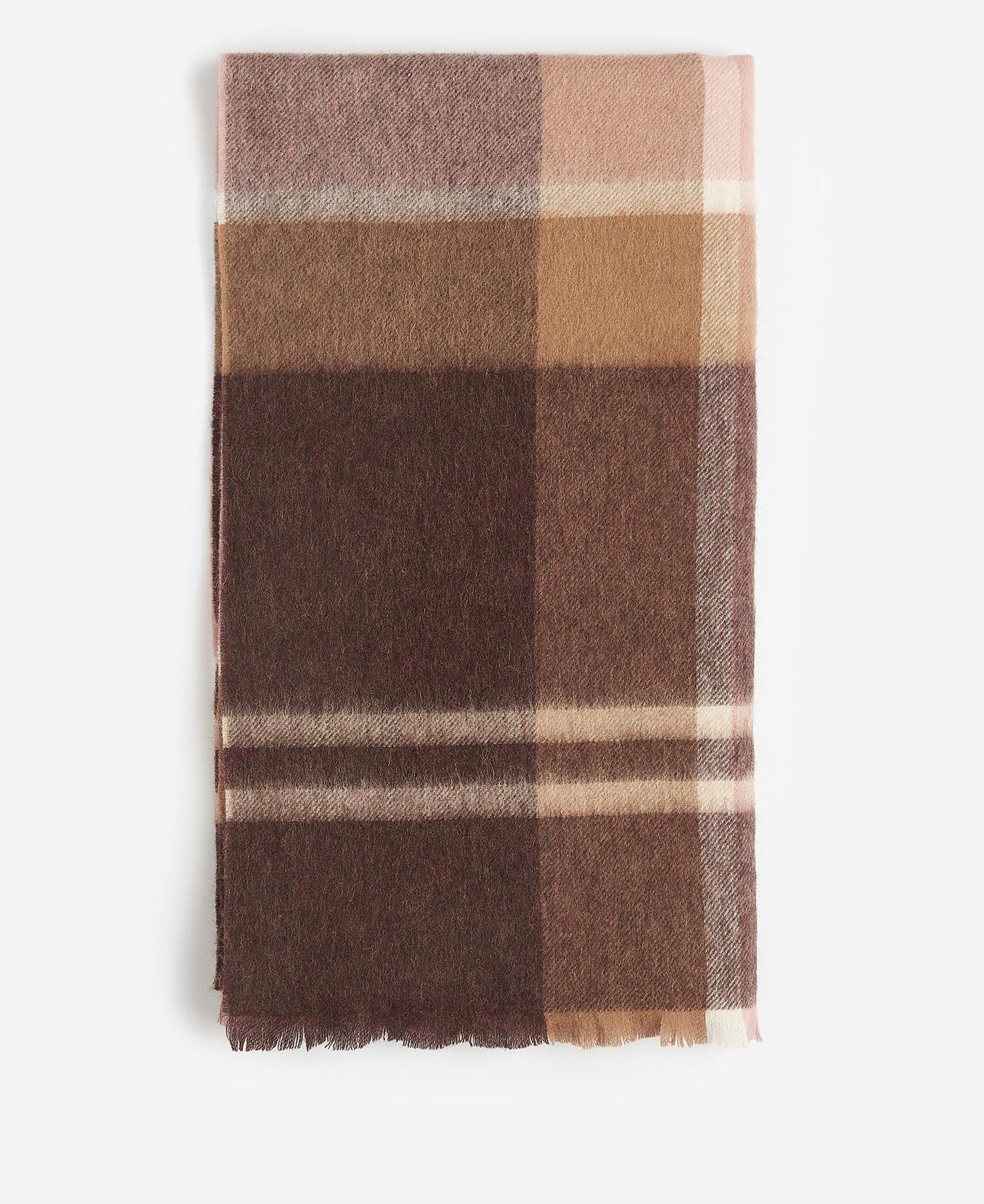 Barbour Scarf Rosefield Chocolate Tartan