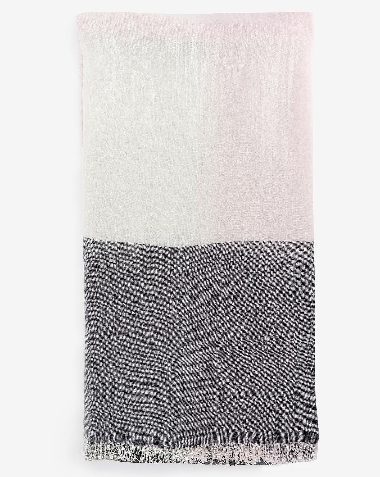 Barbour Scarf Woman Cranmoor Navy/Pink Lavender
