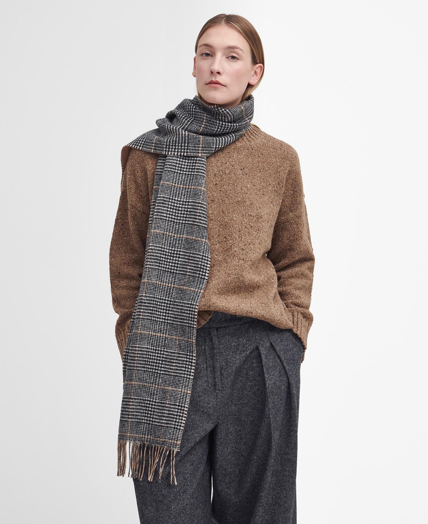 Barbour Scarf Noelle Camel