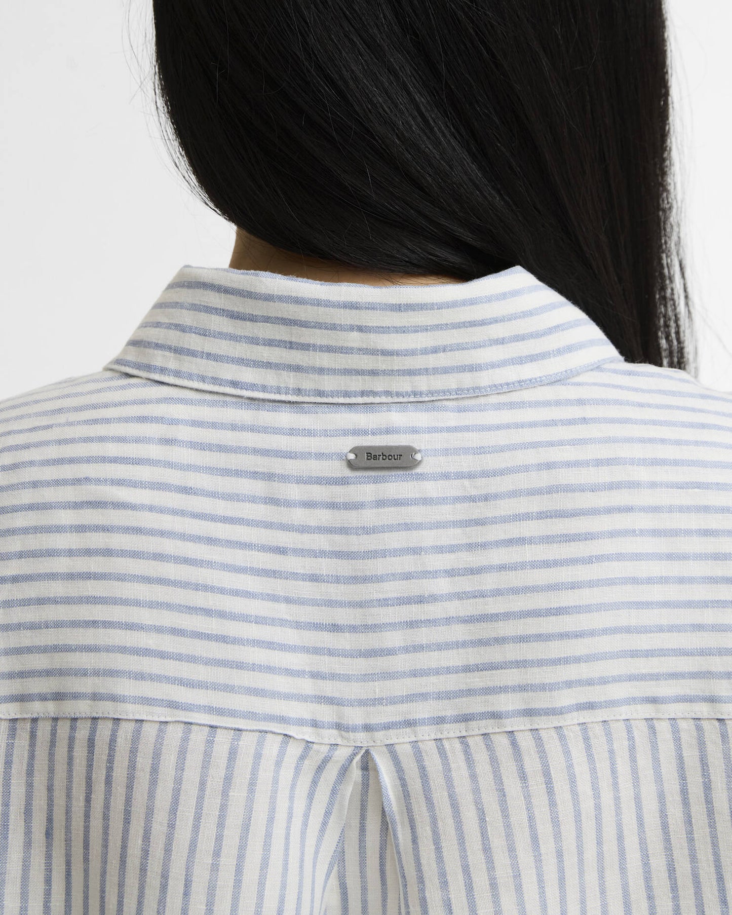 Barbour Shirt Woman Marine Chambray Stripe