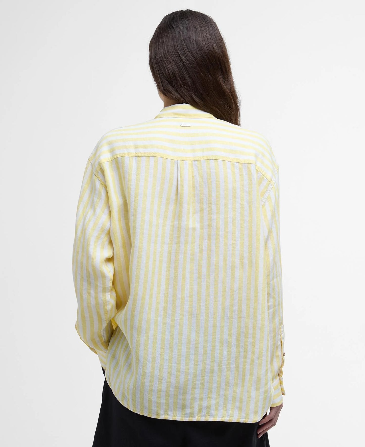 Barbour Shirt Woman Annie Sunray Yellow Stripes