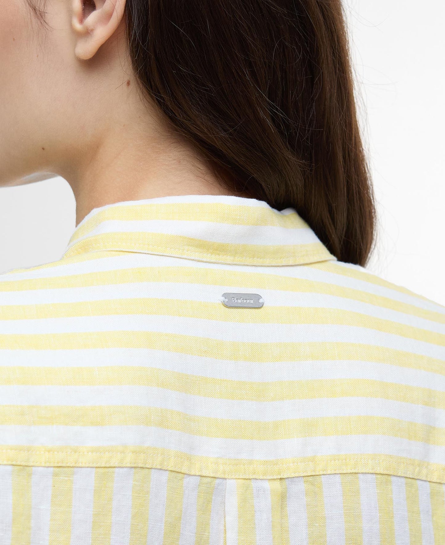 Barbour Shirt Woman Annie Sunray Yellow Stripes