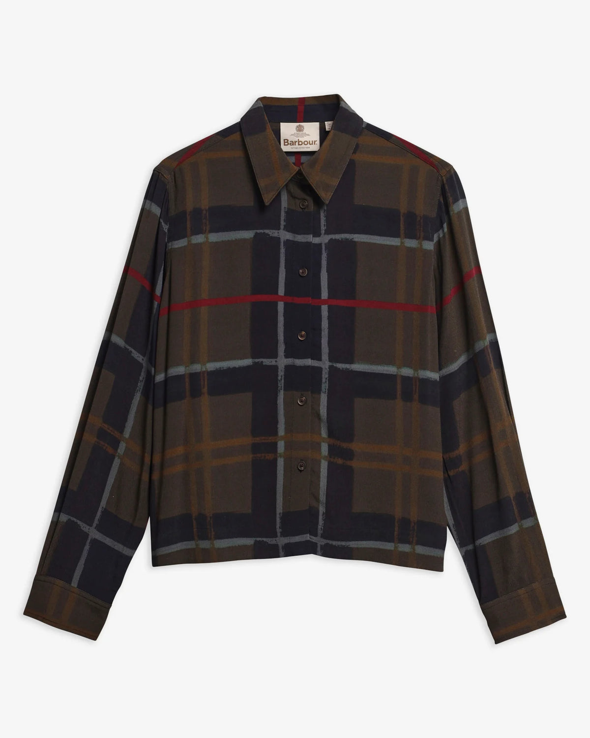 Barbour Shirt Woman Kirkless Shadow Classic Paint TTN