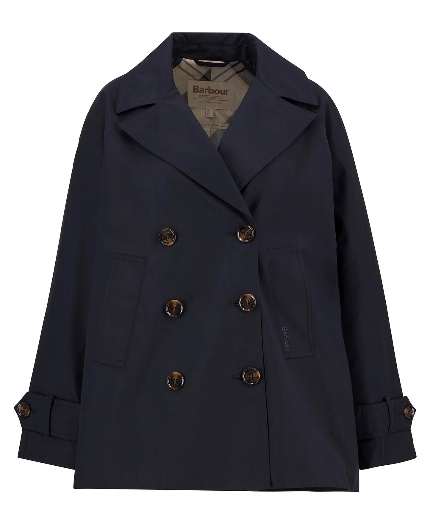 Barbour Jacket Woman Maisy Showerproof Dark Navy