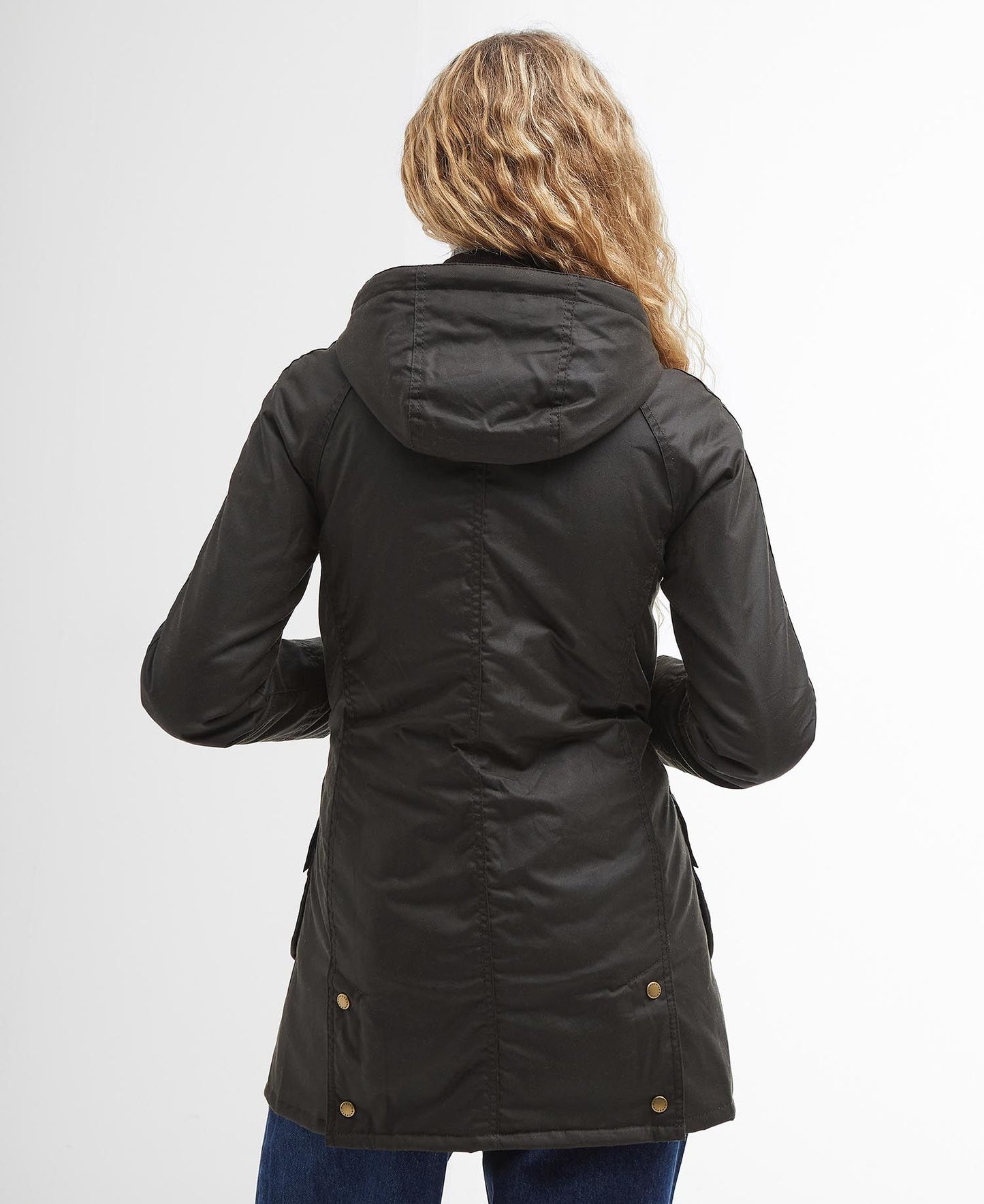 Barbour Jacket Woman Bower Wax Olive