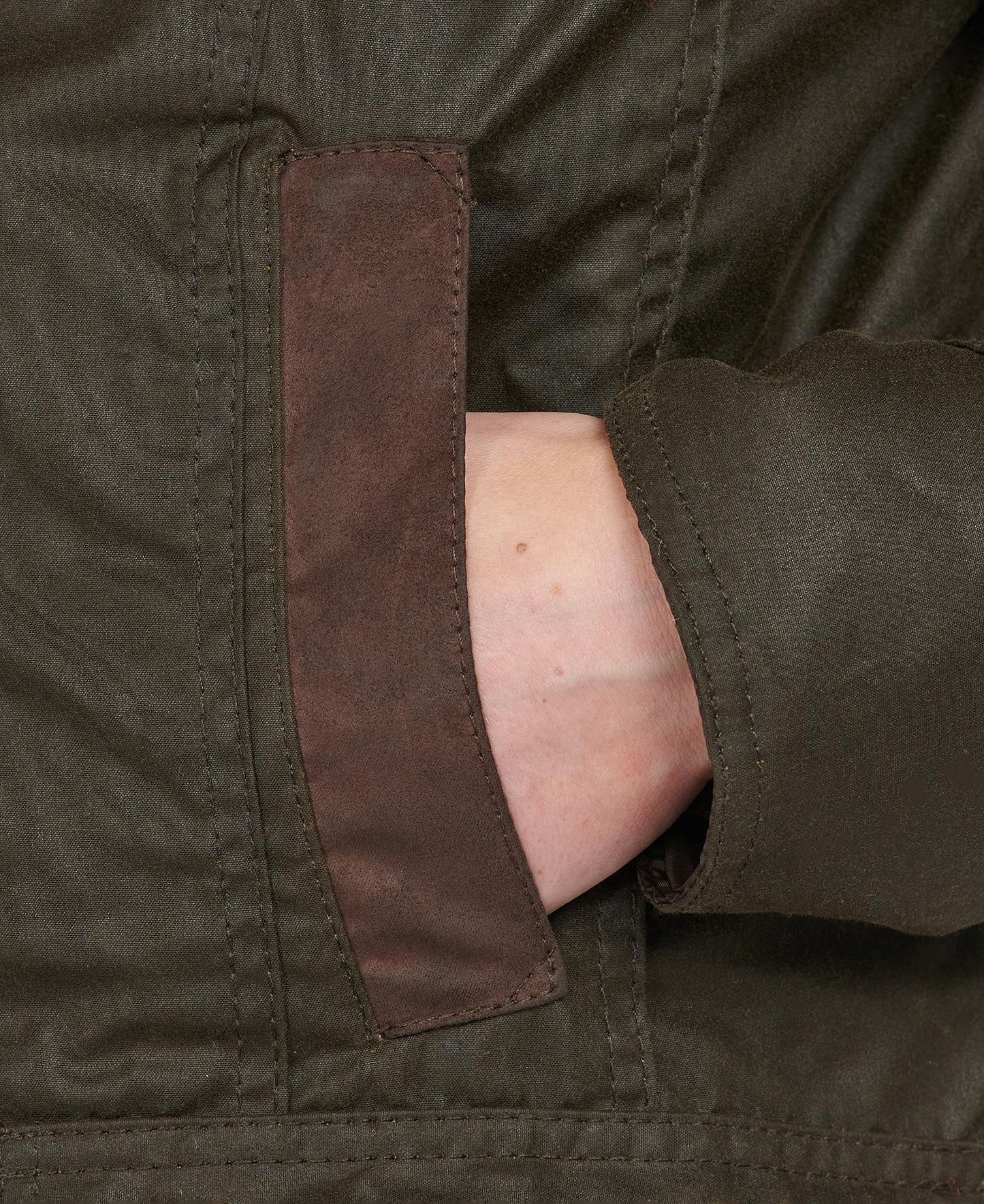Barbour Jacket Woman Bower Wax Olive