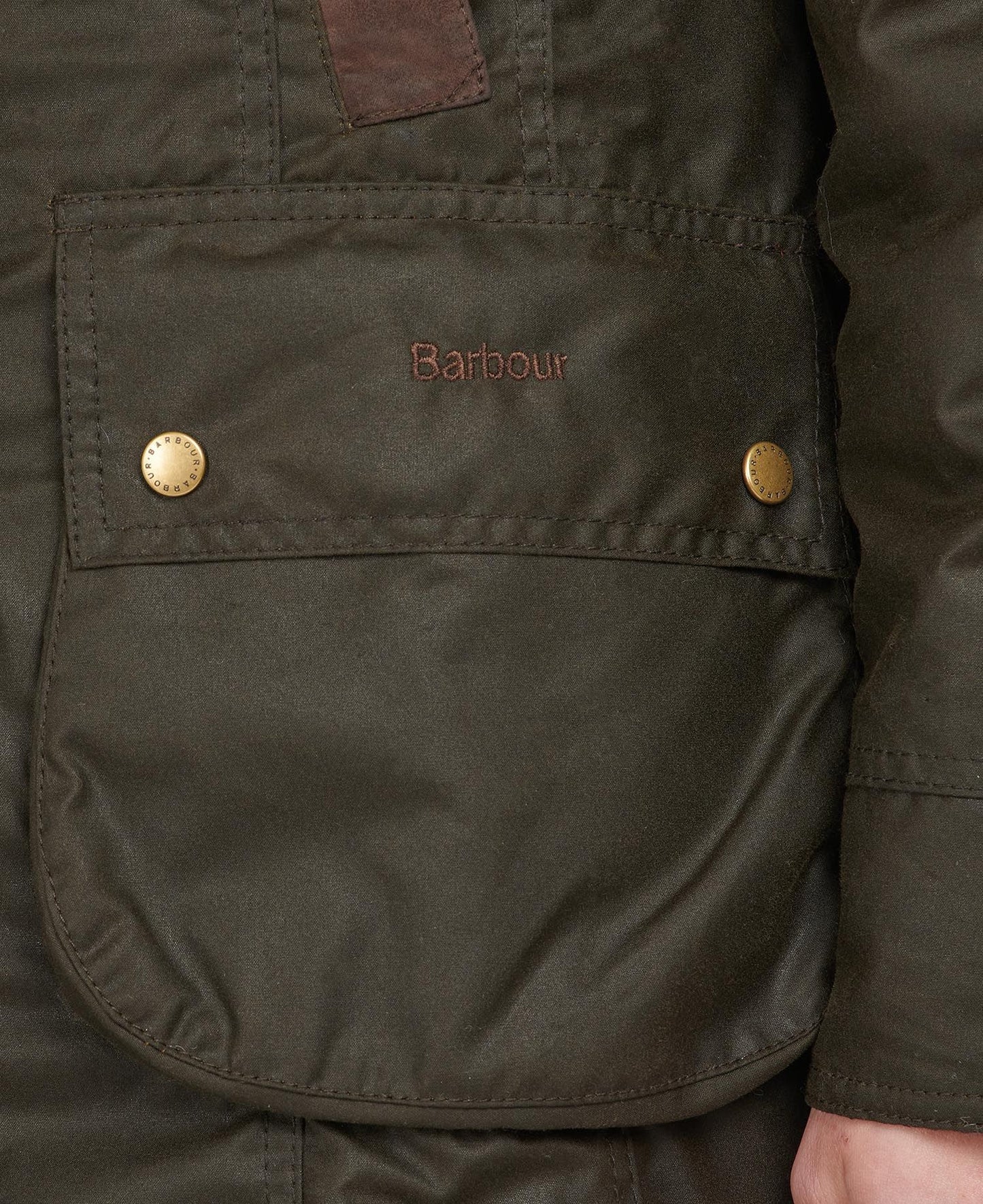 Barbour Jacket Woman Bower Wax Olive