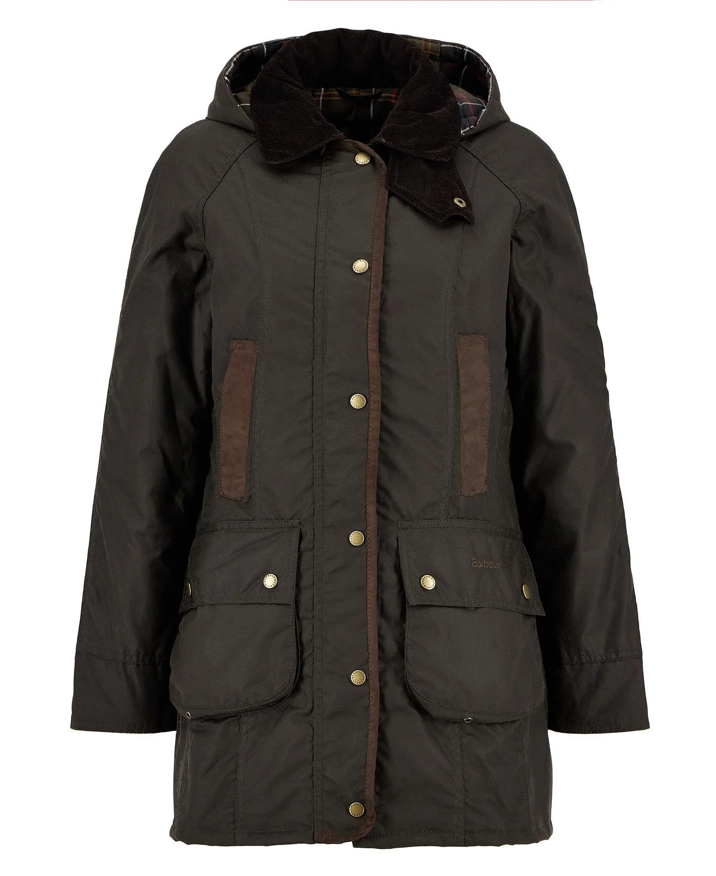 Barbour Jacket Woman Bower Wax Olive