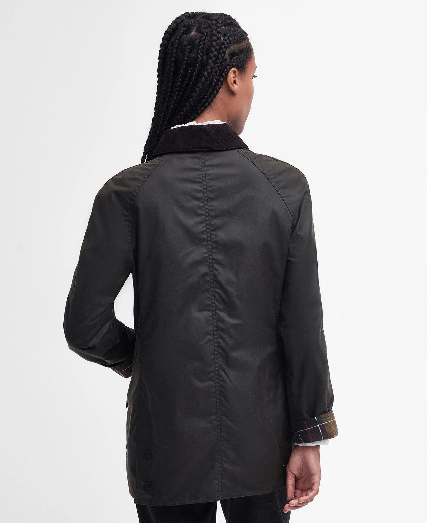 Barbour Jacket Woman Classic Beadnell Wax Olive