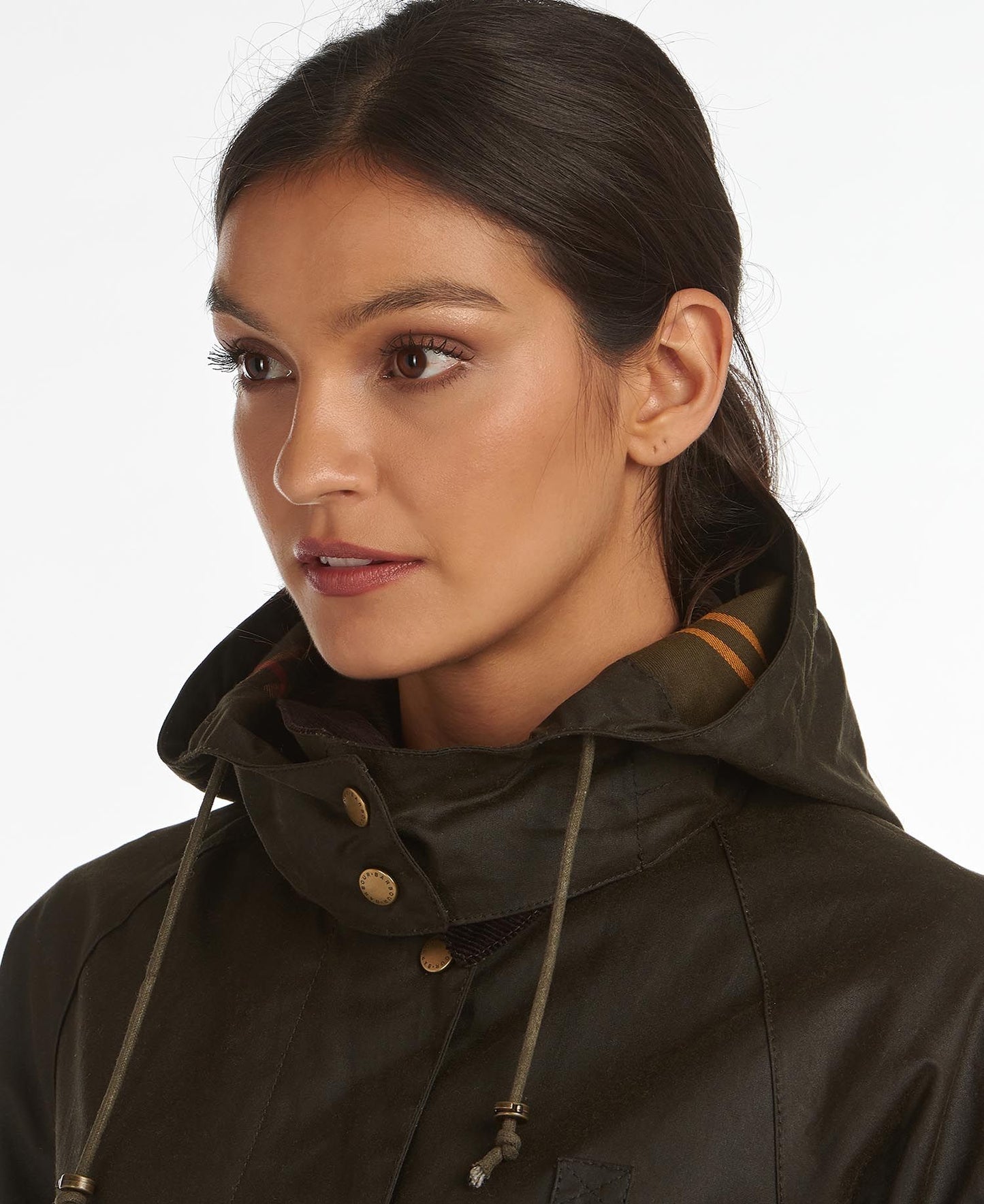 Barbour Jacket Woman Avon Wax Olive
