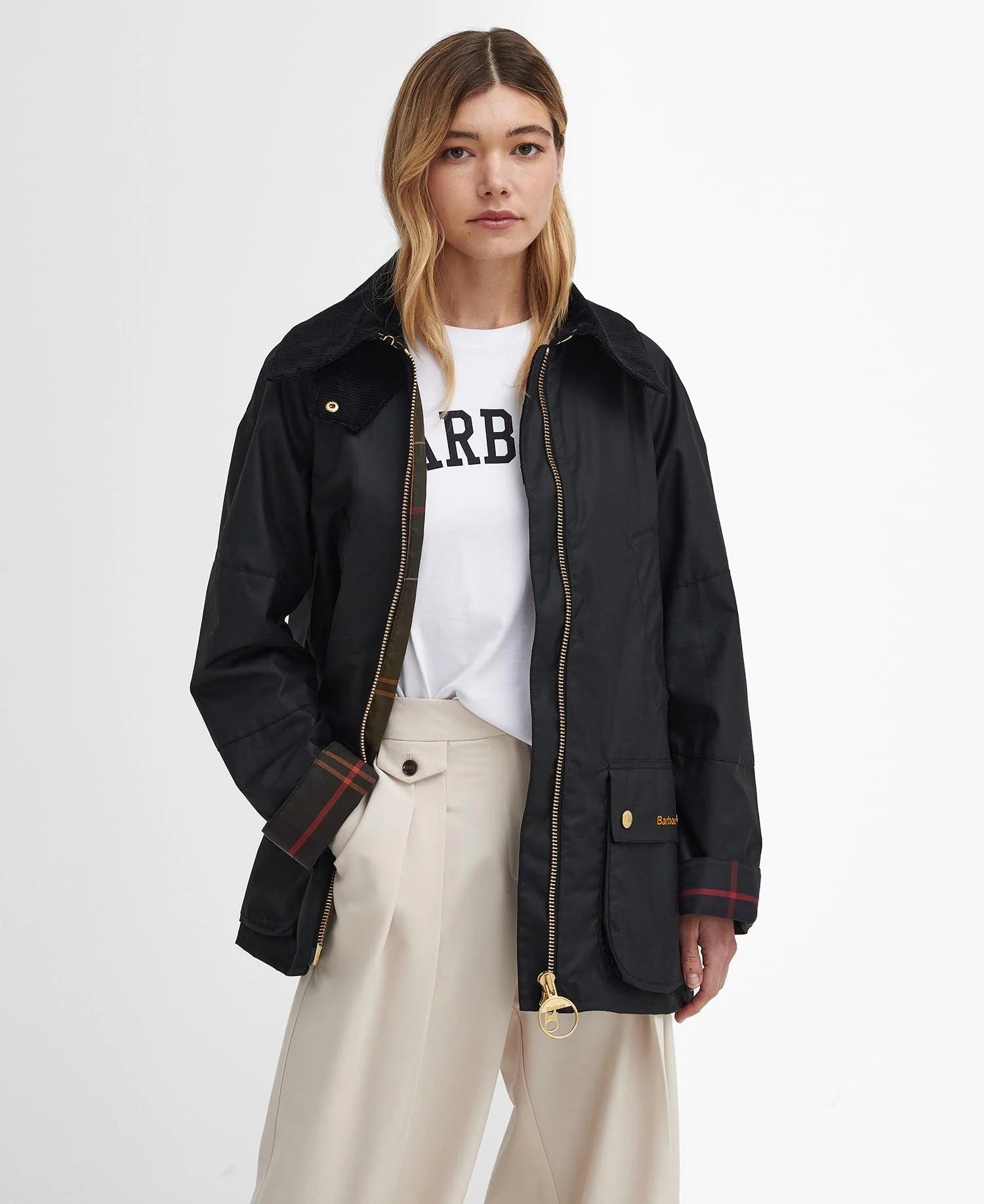 Barbour Jacket Woman Allerston Black Classic venti5shop