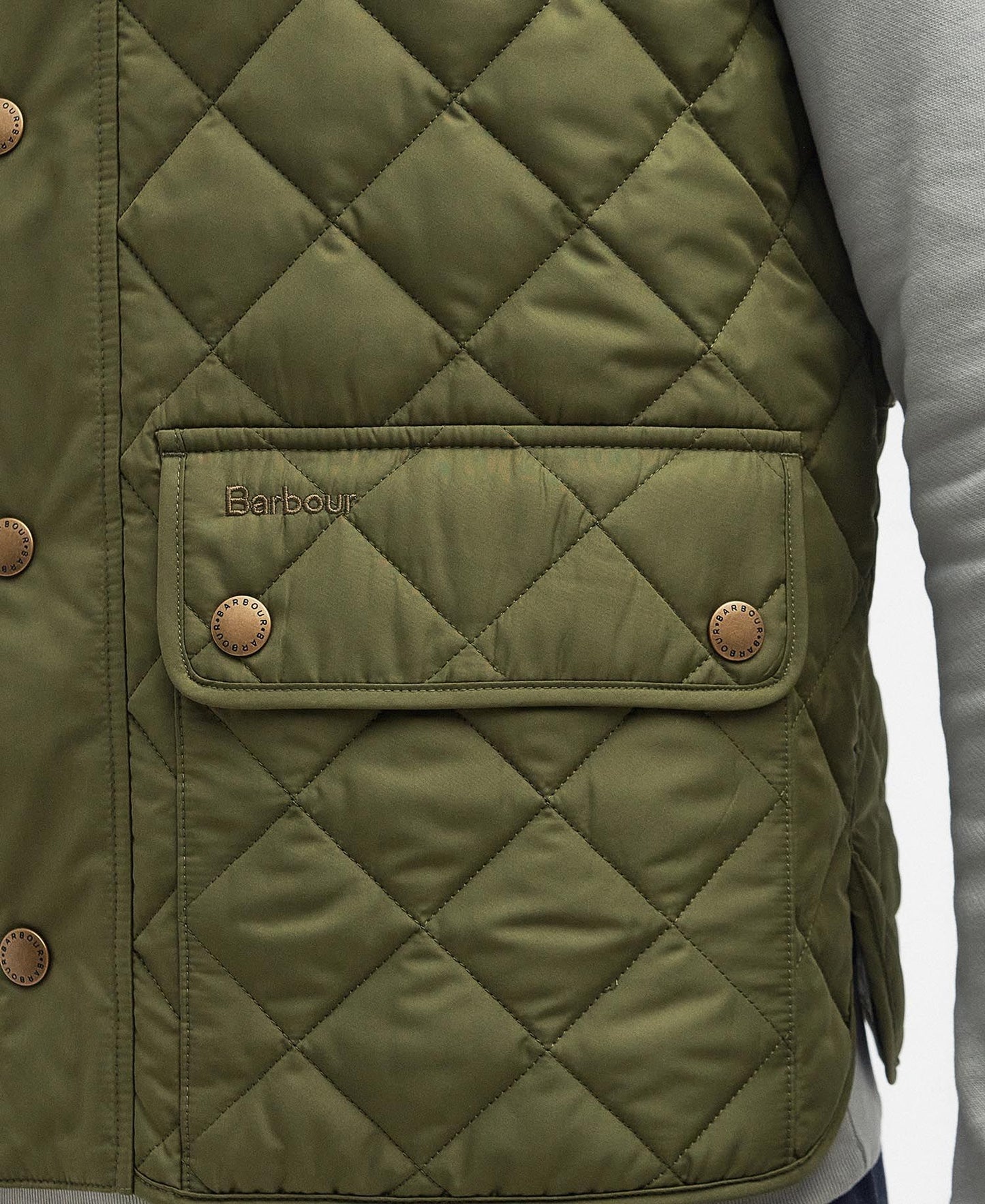 Barbour Jacket Man New Lowerdale DK Moss