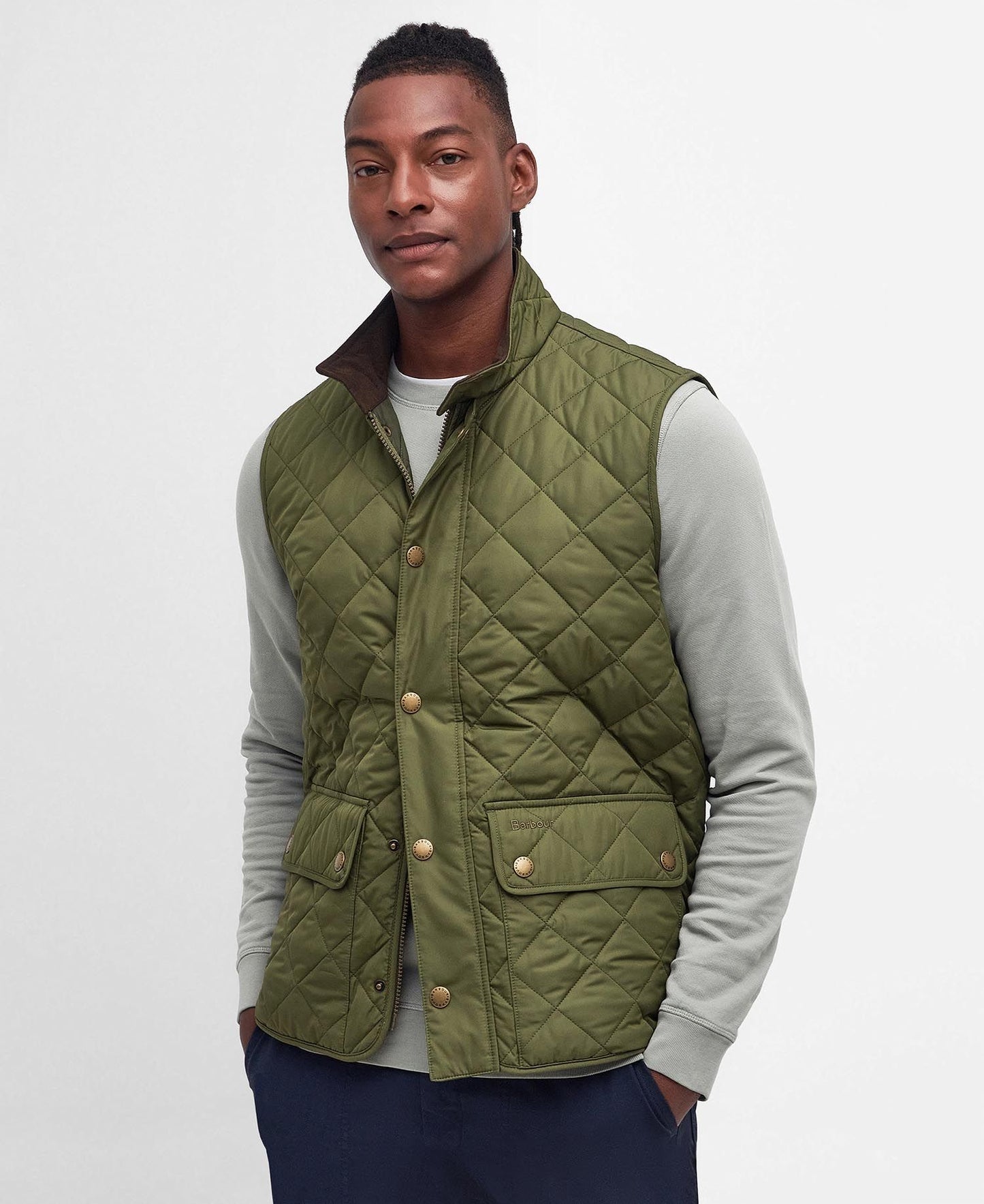 Barbour Jacket Man New Lowerdale DK Moss