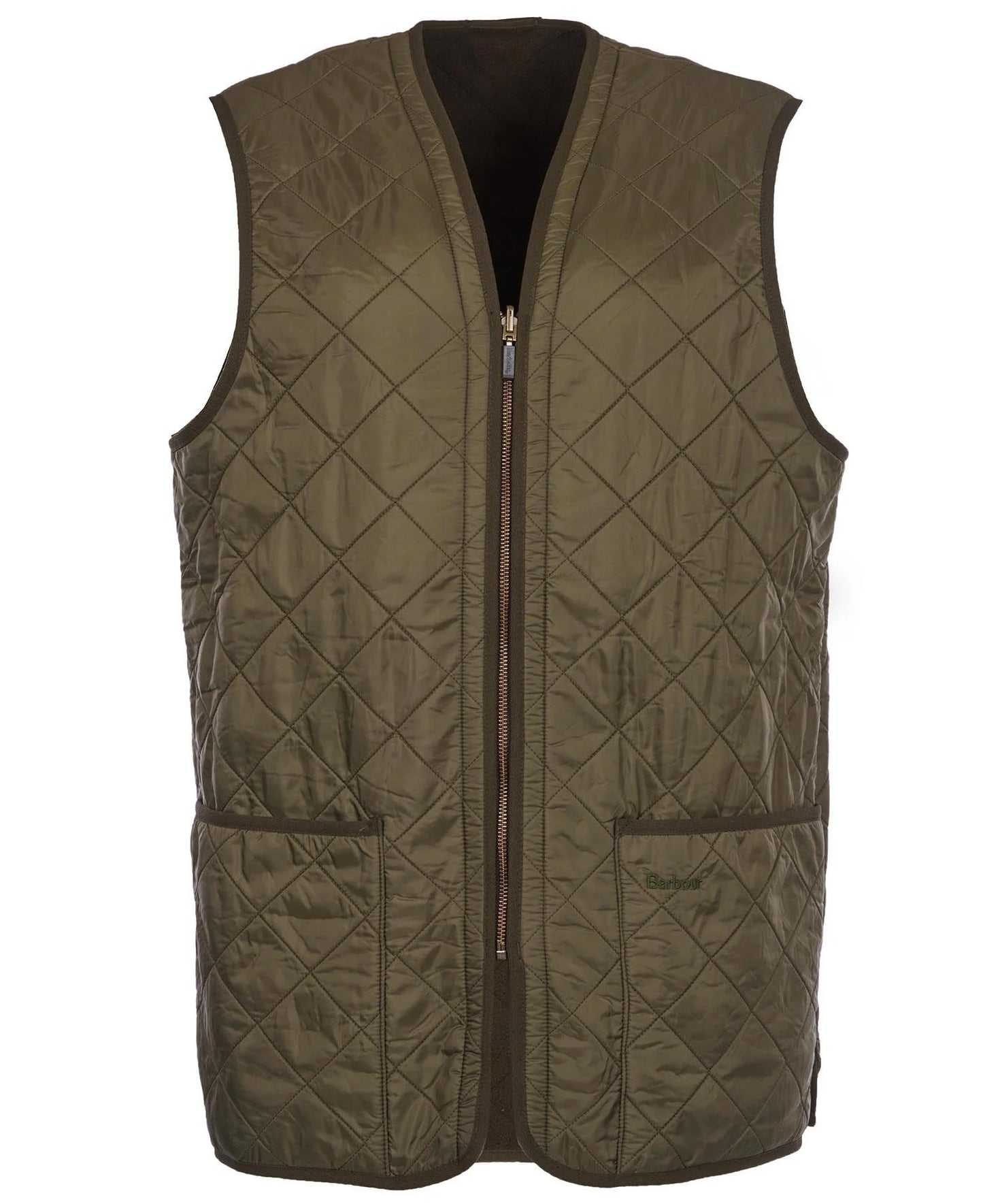 Barbour Liner Man Polarquilt Waistcoat Zip Olive