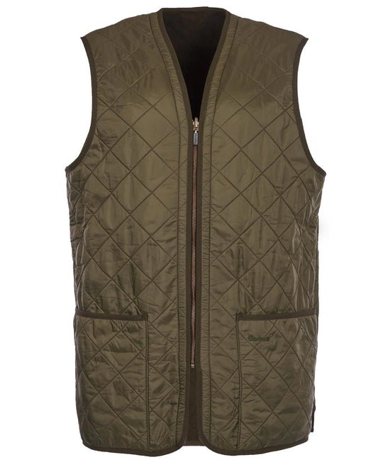 Barbour Liner Man Polarquilt Waistcoat Zip Olive