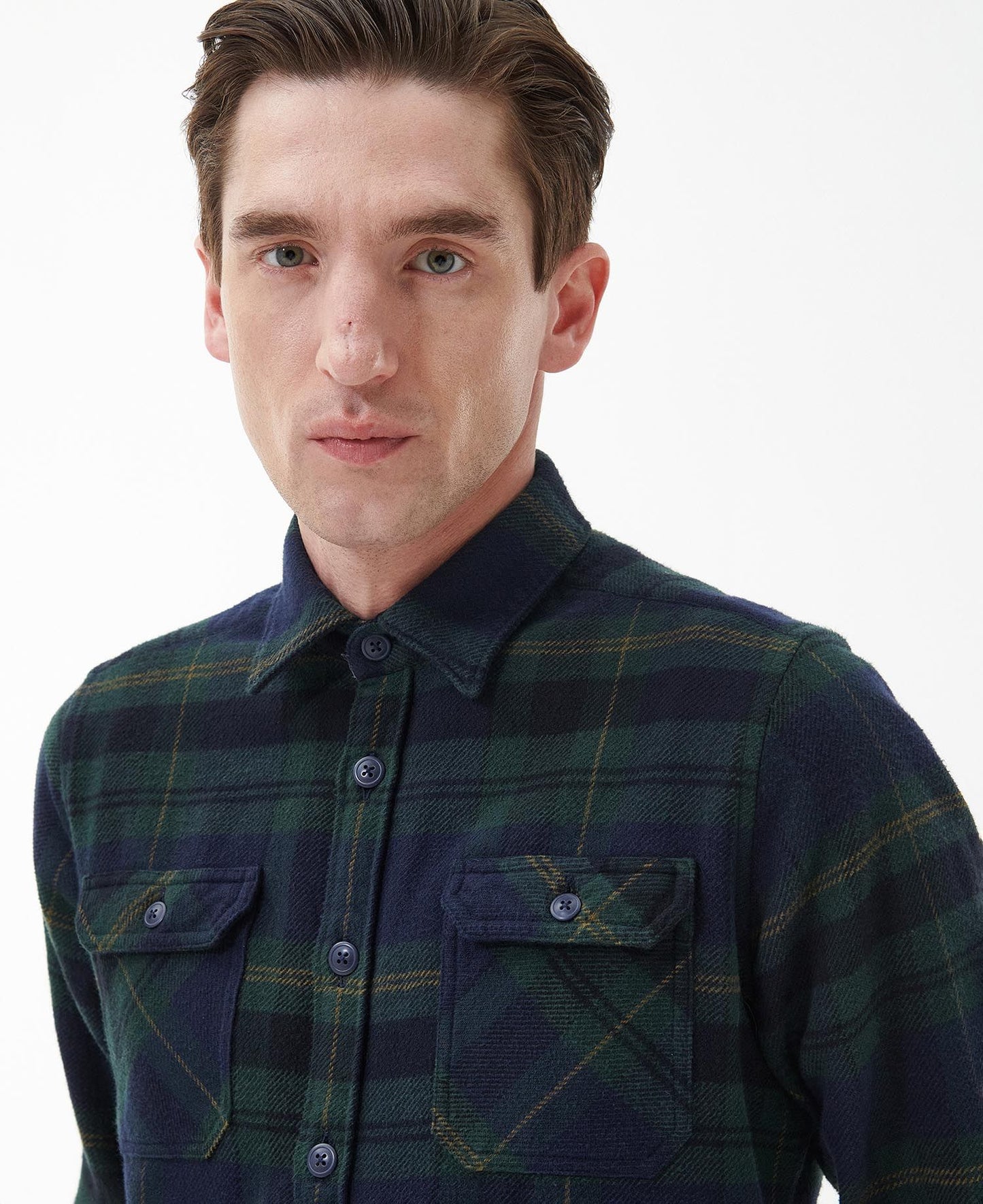 Barbour Shirt Man Snowcap