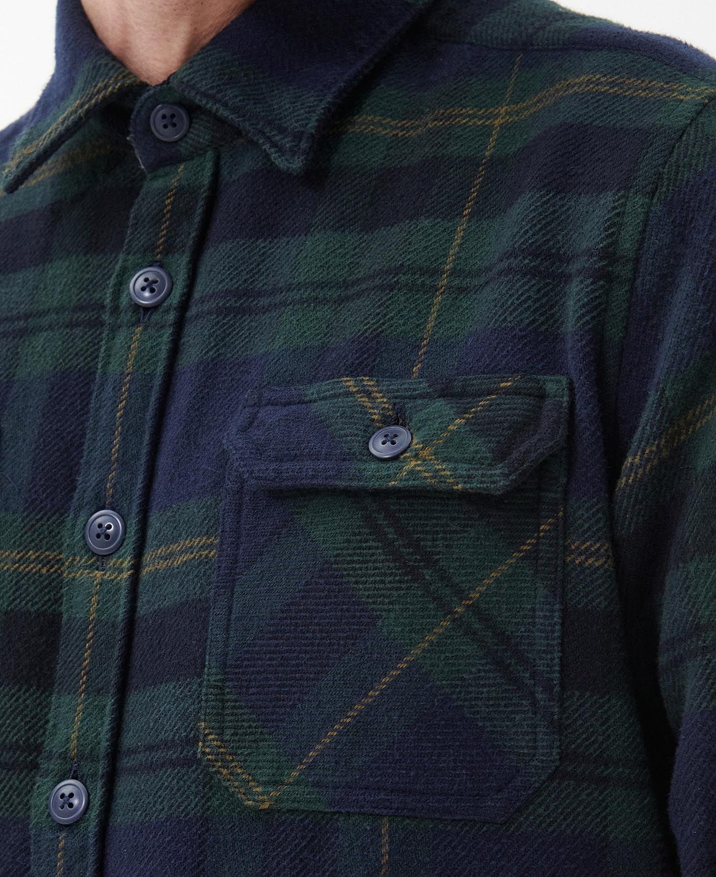 Barbour Shirt Man Snowcap