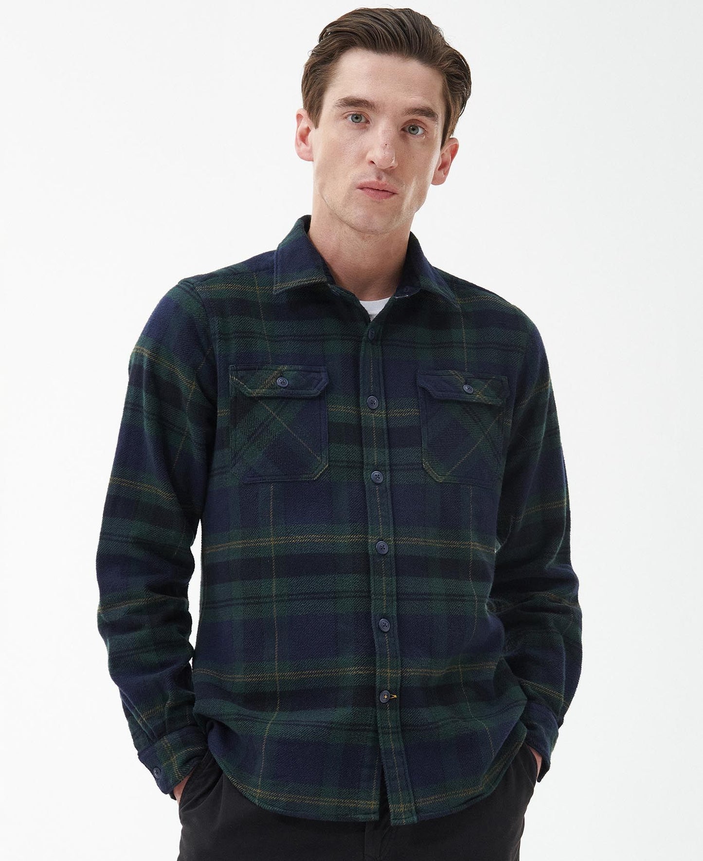 Barbour Shirt Man Snowcap